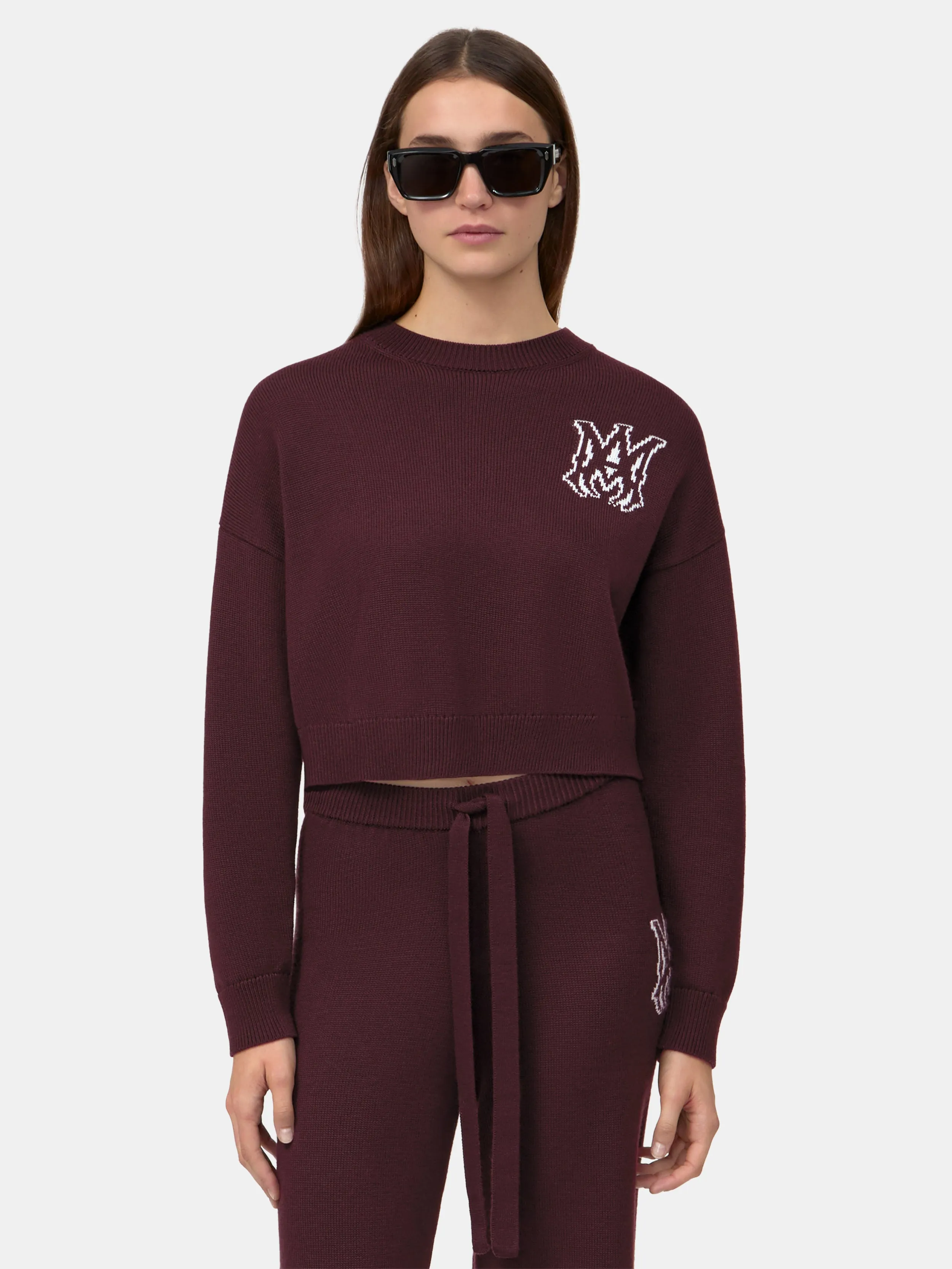 WOMEN - WOMEN'S MA CREW - Aged Port sold by AMIRI product image thumbnail 4