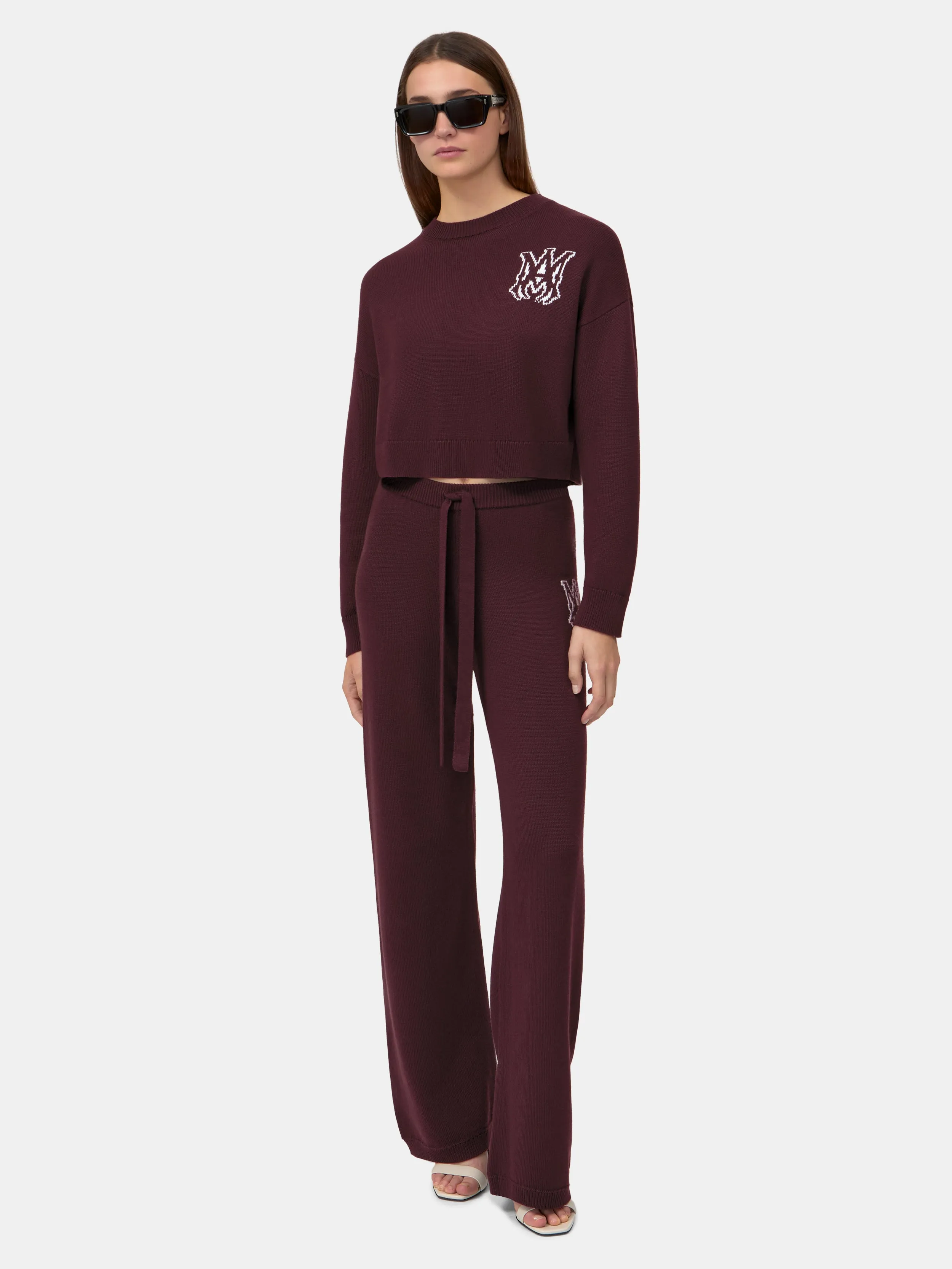 WOMEN - WOMEN'S MA CREW - Aged Port sold by AMIRI product image thumbnail 2