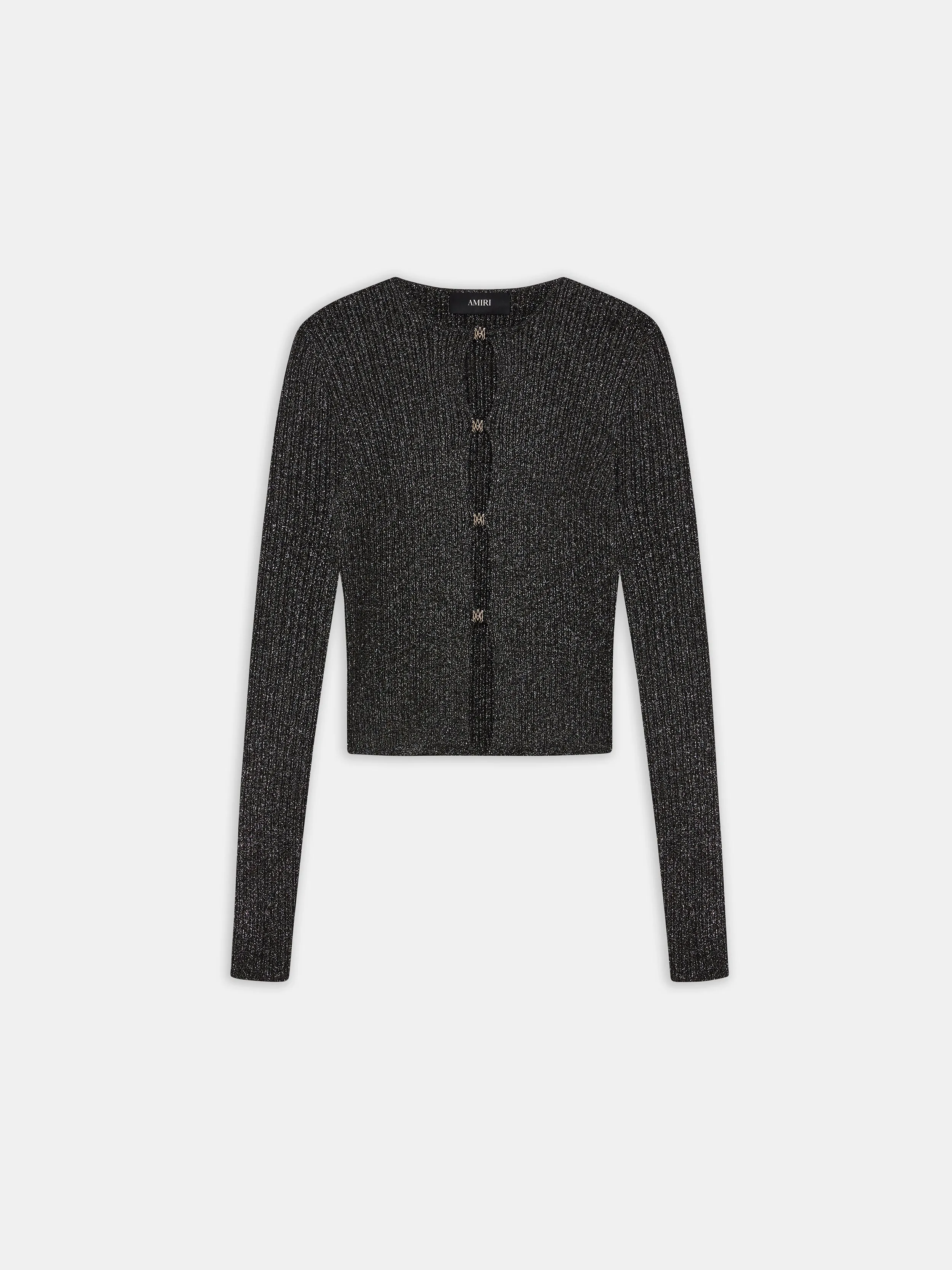 WOMEN - WOMEN'S MA HARDWARE CARDIGAN - Black sold by AMIRI