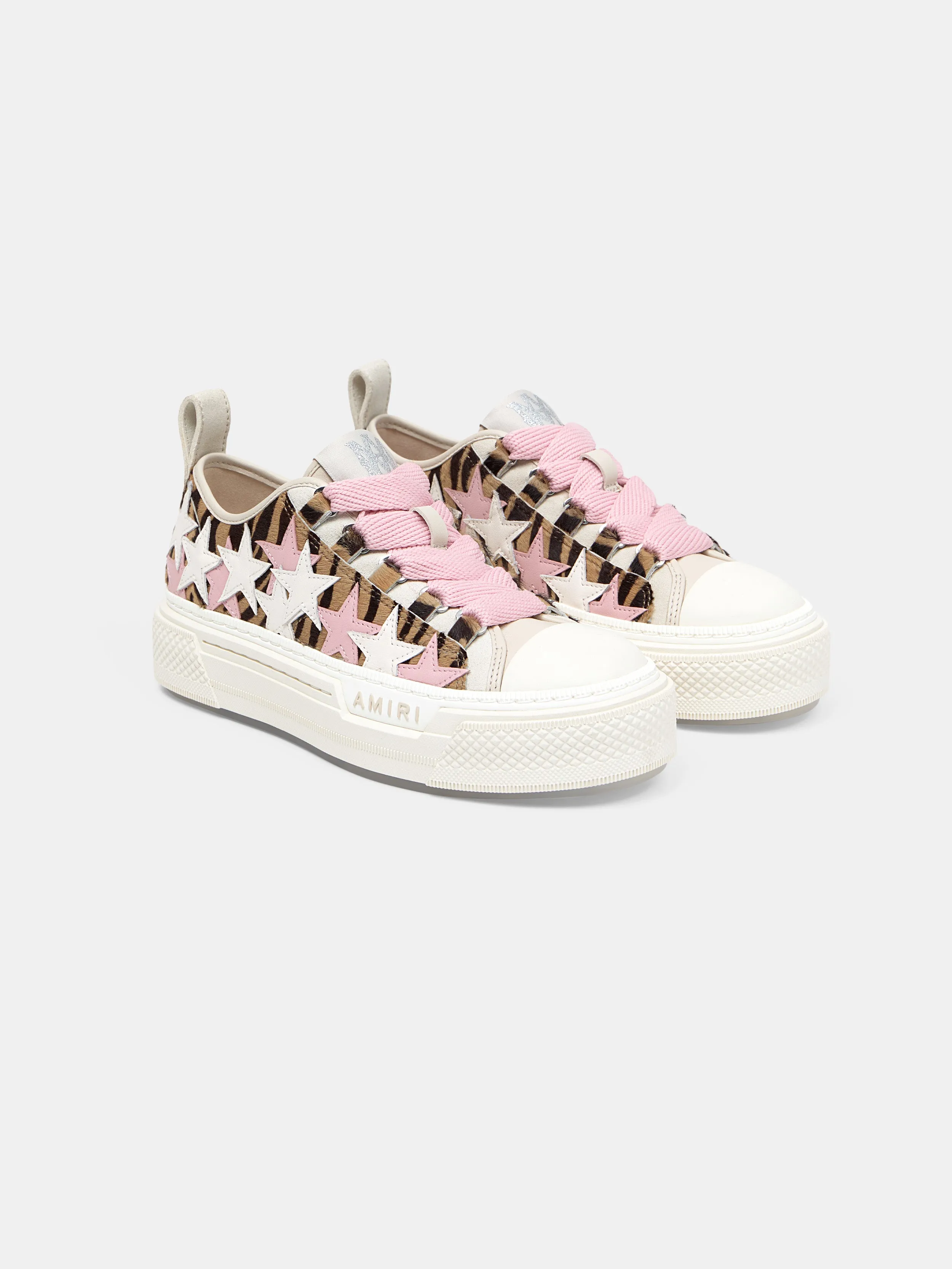 WOMEN - WOMEN'S ZEBRA STARS COURT LOW - Pink sold by AMIRI product image thumbnail 2