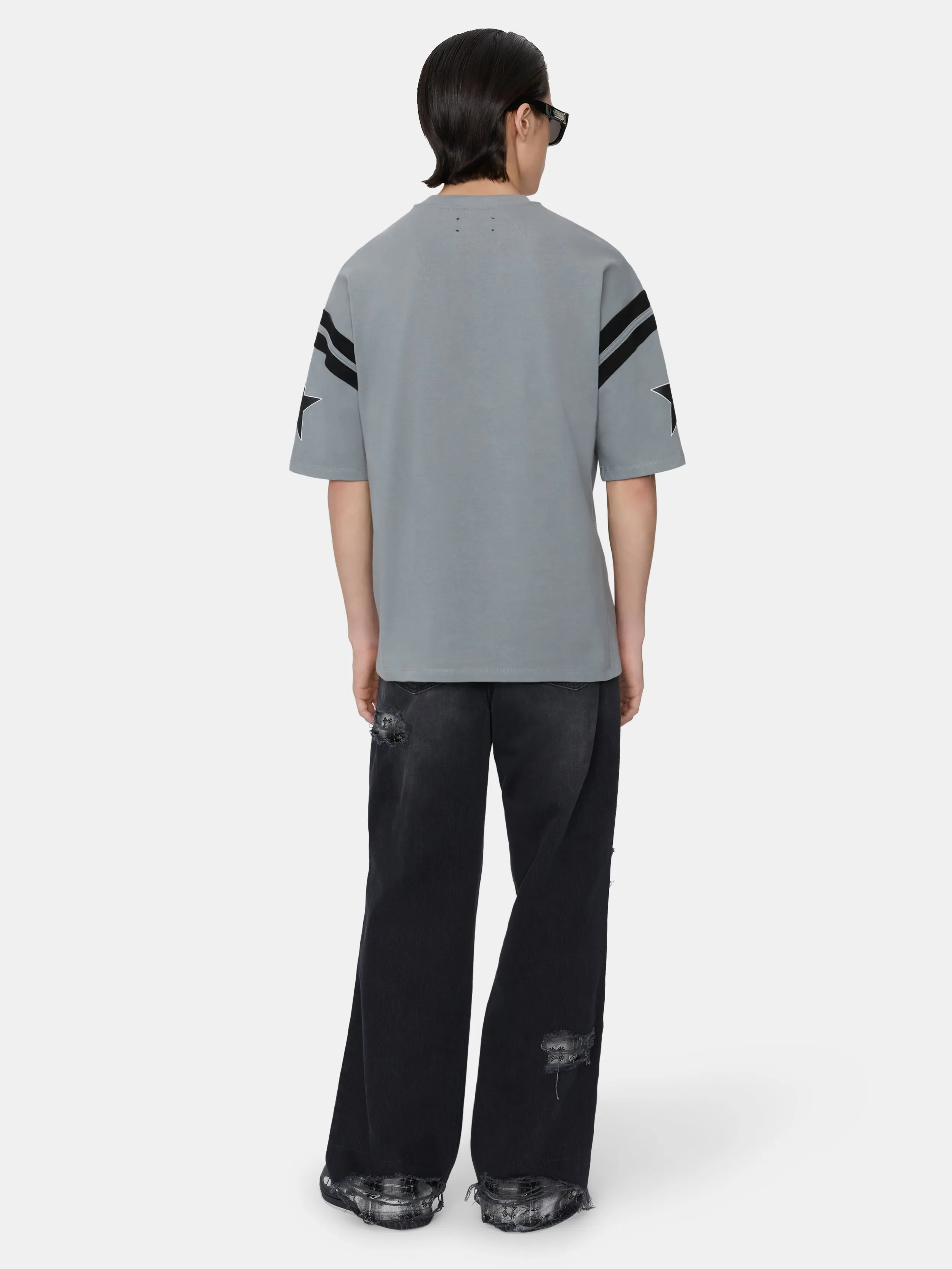 SKATE TEE AMIRI SPORT OVERSIZED TEE - STONE sold by AMIRI product image thumbnail 4