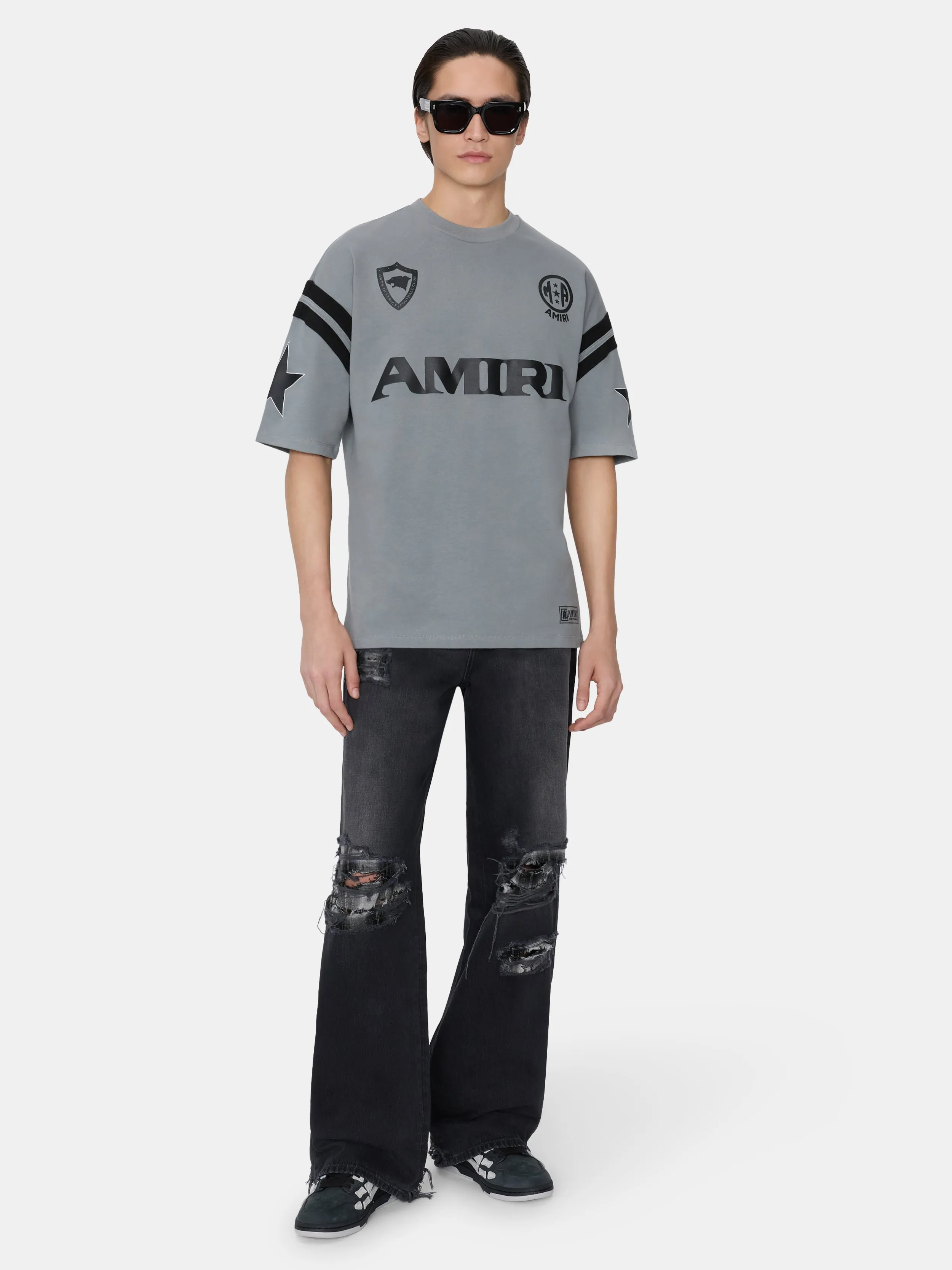 SKATE TEE AMIRI SPORT OVERSIZED TEE - STONE sold by AMIRI product image thumbnail 2