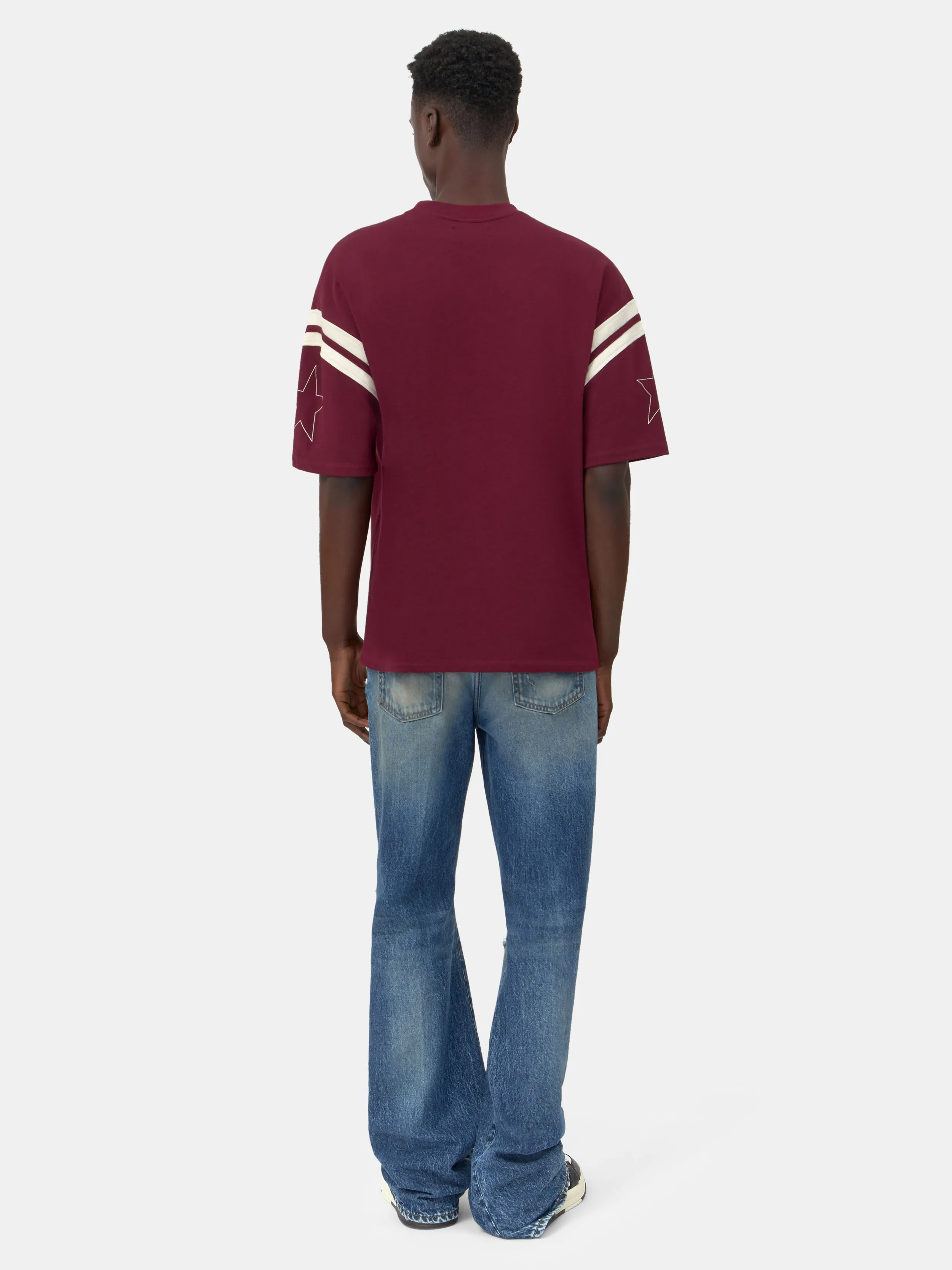 AMIRI SPORT OVERSIZED TEE - Aged Port sold by AMIRI product image thumbnail 4