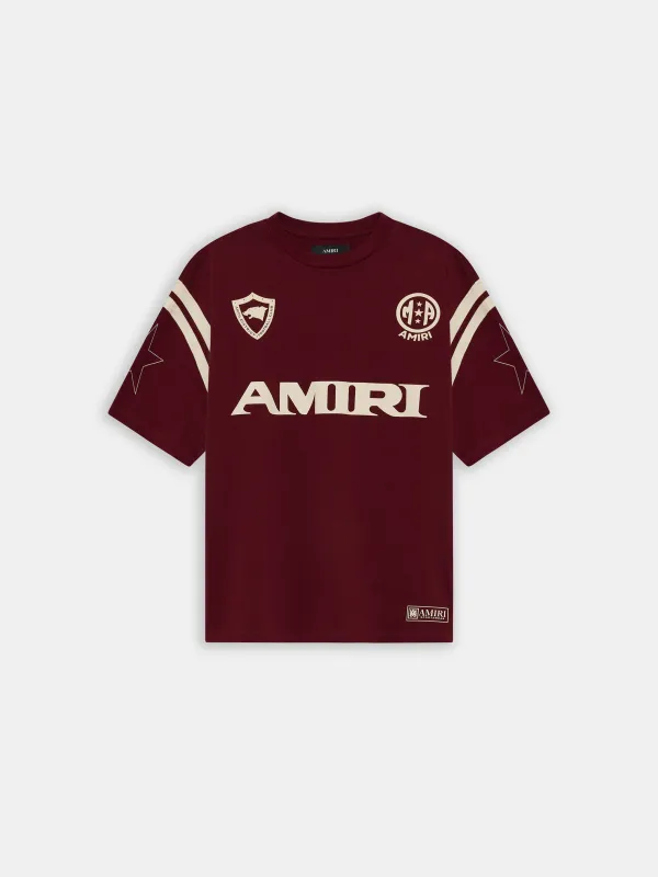 AMIRI SPORT OVERSIZED TEE - Aged Port sold by AMIRI