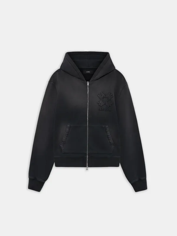 MA QUAD ZIP HOODIE - Black sold by AMIRI