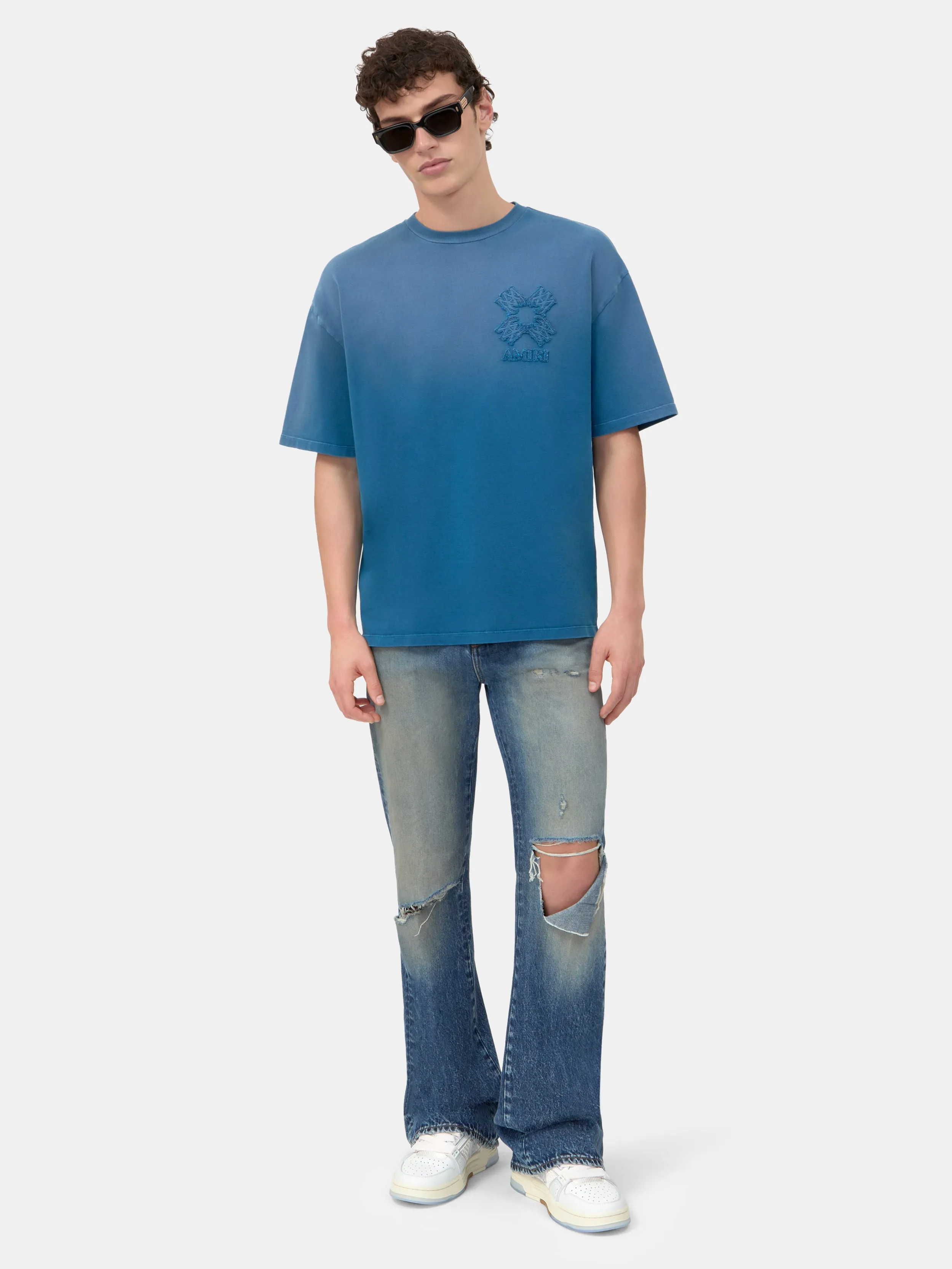 MA QUAD OVERSIZED TEE - Dark Indigo sold by AMIRI product image thumbnail 2