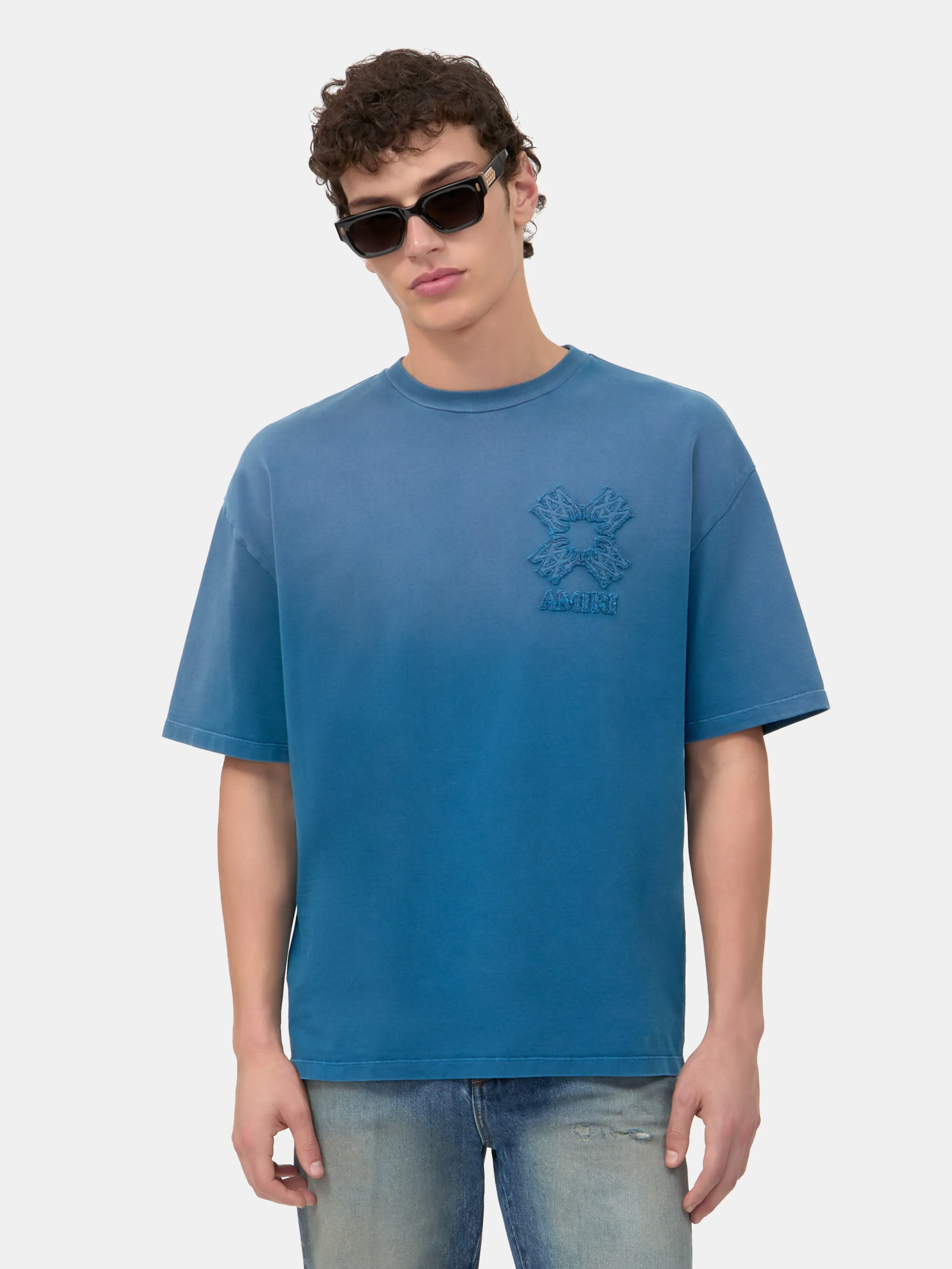 MA QUAD OVERSIZED TEE - Dark Indigo sold by AMIRI product image thumbnail 3