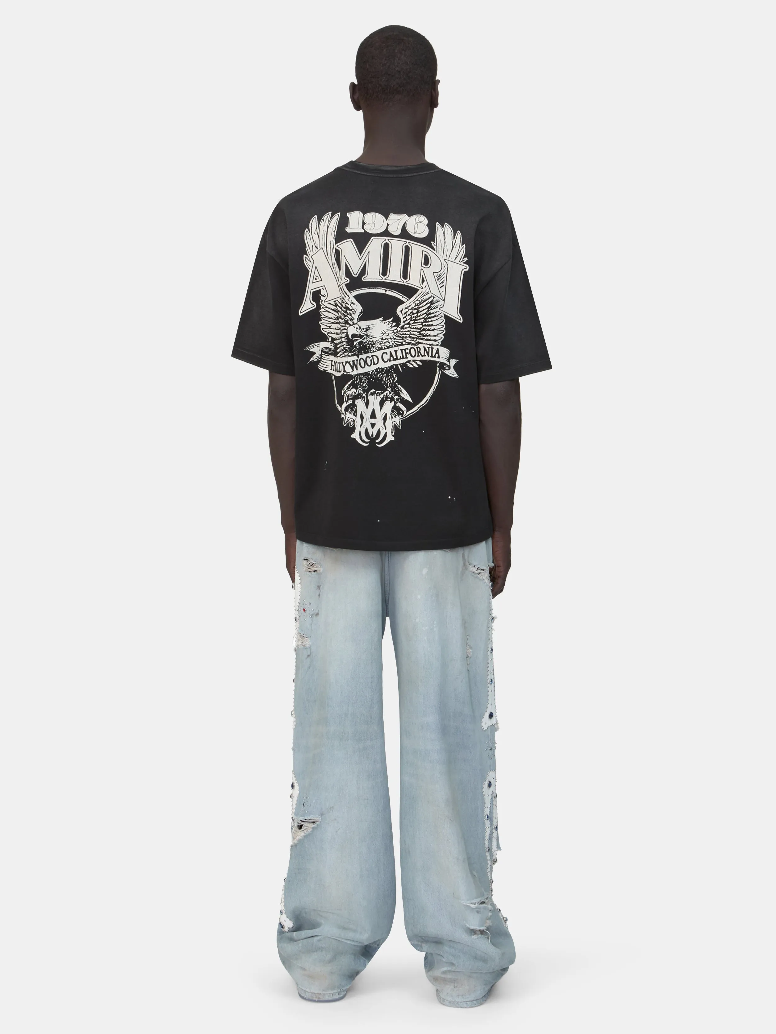 AMIRI EAGLE OVERSIZED TEE - Black sold by AMIRI product image thumbnail 4