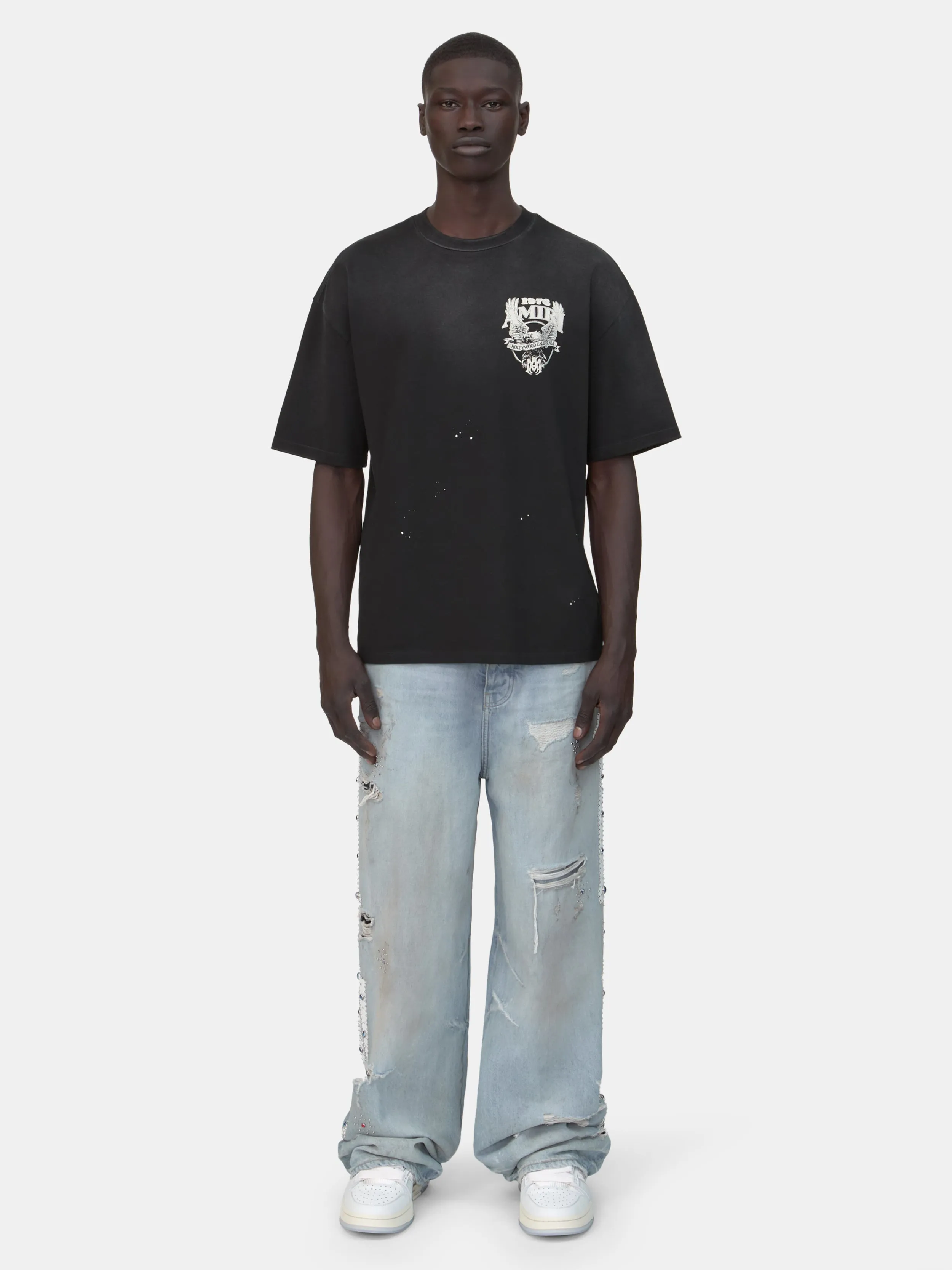 AMIRI EAGLE OVERSIZED TEE - Black sold by AMIRI product image thumbnail 3