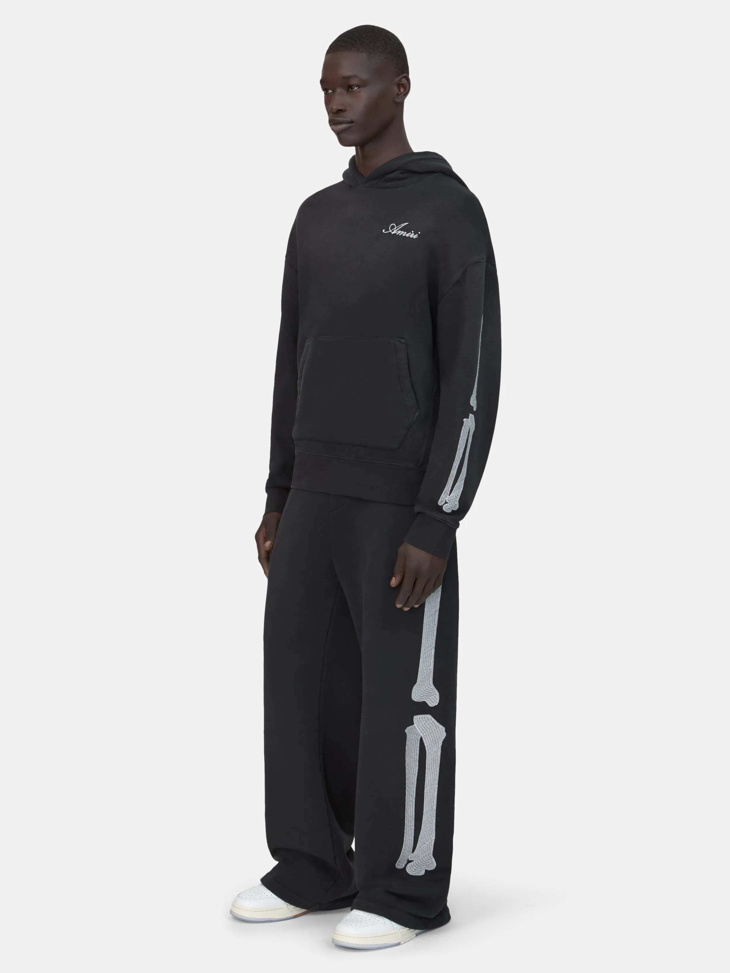 BONES OVERSIZED HOODIE - Black sold by AMIRI product image thumbnail 3