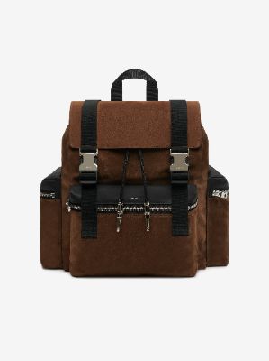 SUEDE RUCKSACK BACKPACK - TOBACCO made by AMIRI
