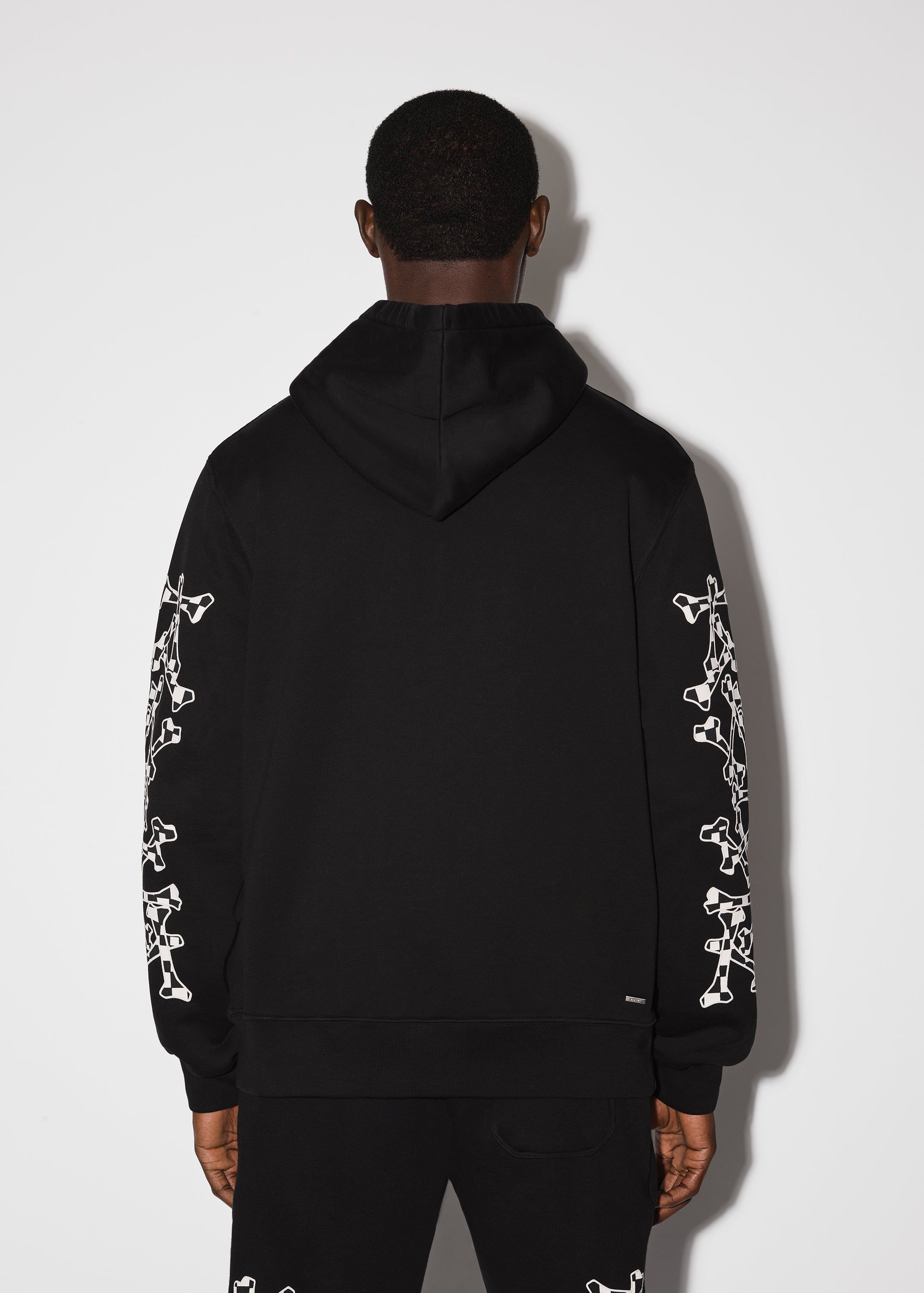 CHECKERED BONES HOODIE - BLACK sold by AMIRI product image thumbnail 4