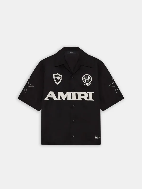 AMIRI SPORT CAMP SHIRT - Black made by AMIRI