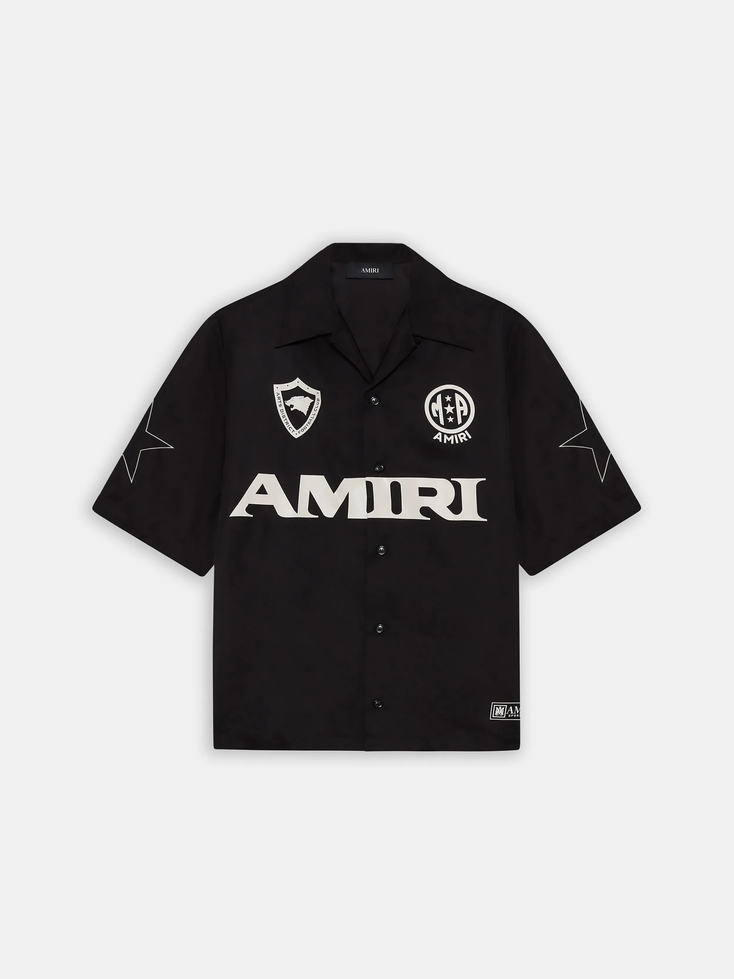 AMIRI SPORT CAMP SHIRT - Black sold by AMIRI