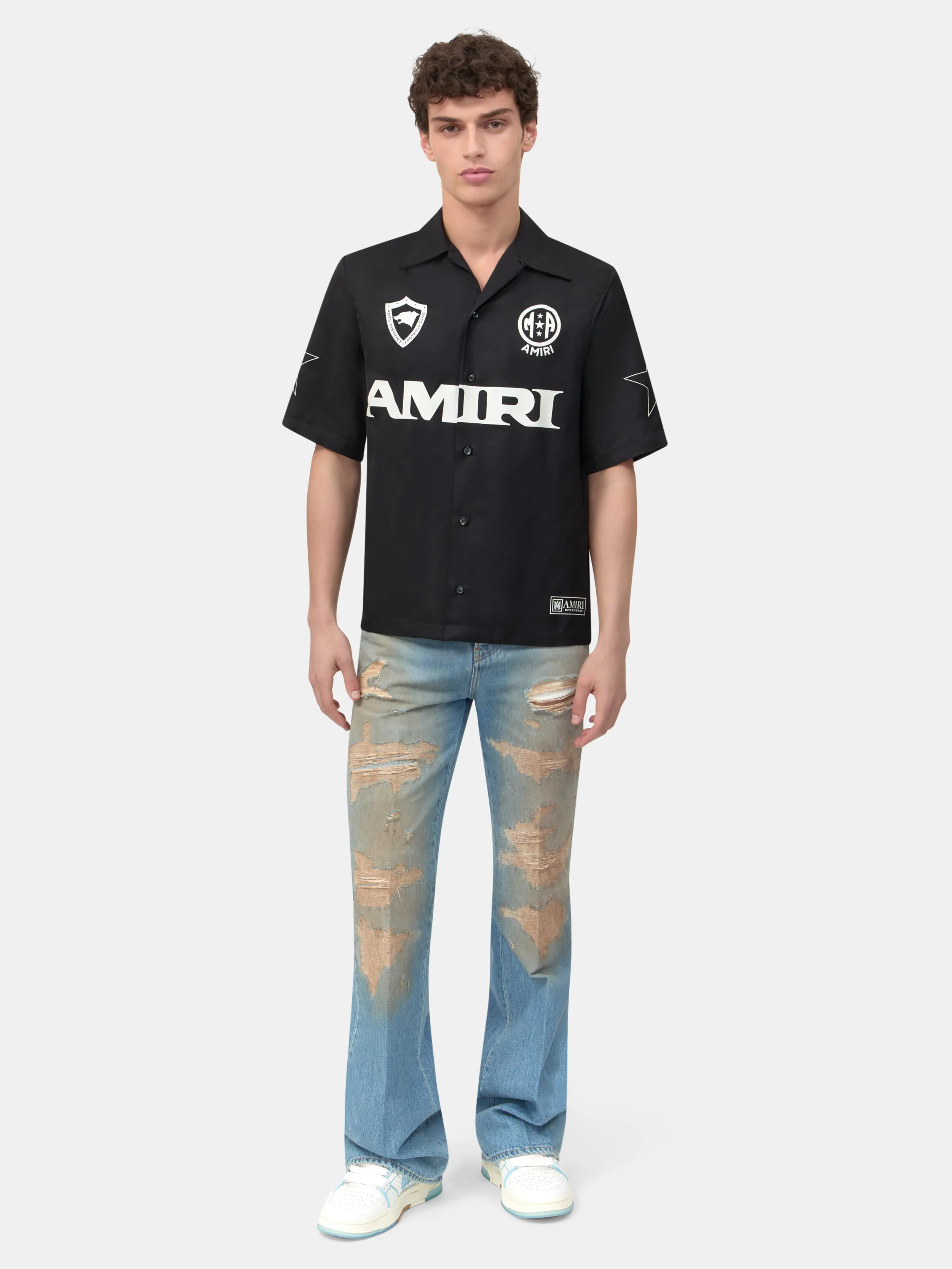 AMIRI SPORT CAMP SHIRT - Black sold by AMIRI product image thumbnail 2