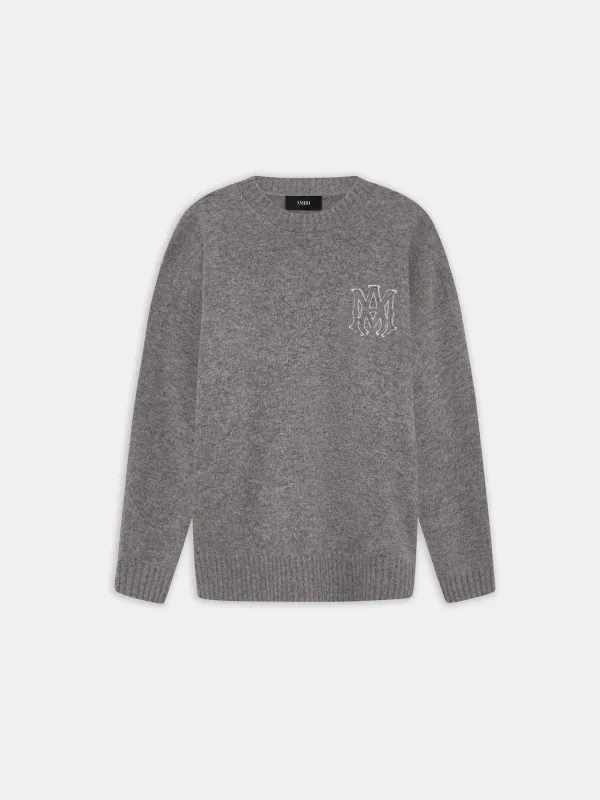 WOMEN - WOMEN'S MA APPLIQUE SWEATER - Grey made by AMIRI