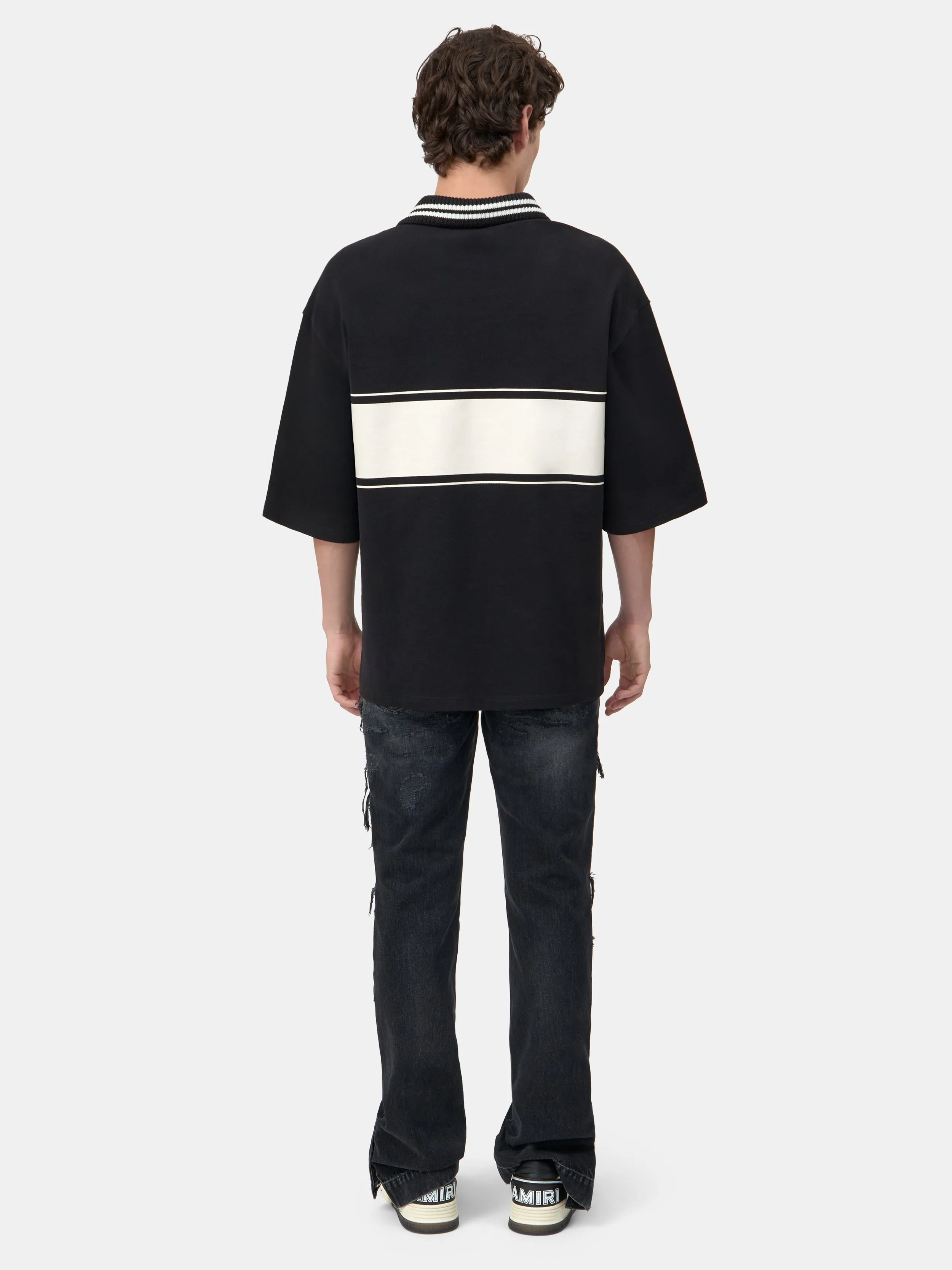 AMIRI SPORT OVERSIZED POLO - Black sold by AMIRI product image thumbnail 4