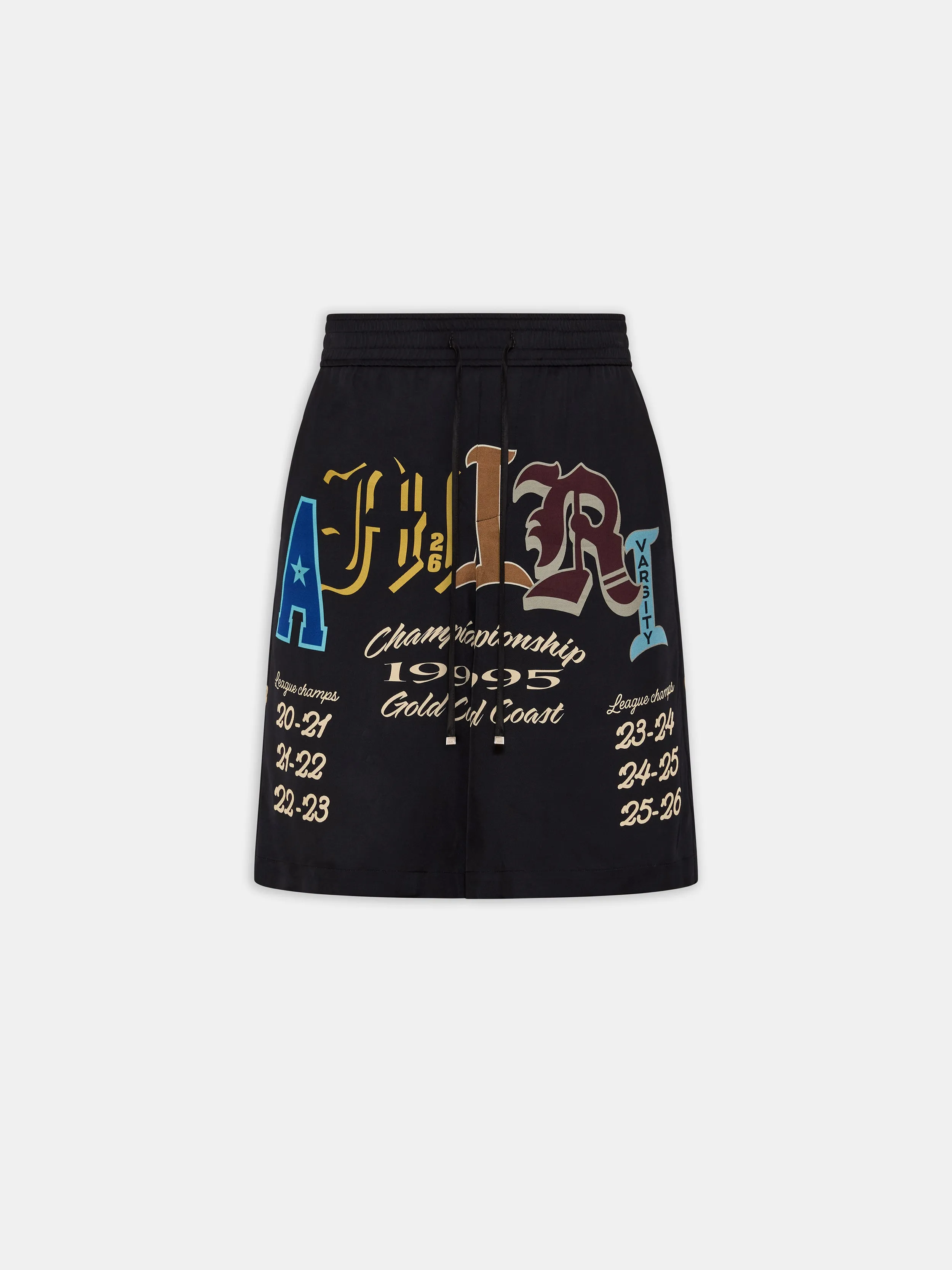 VARSITY PATCH SHORT - Black sold by AMIRI