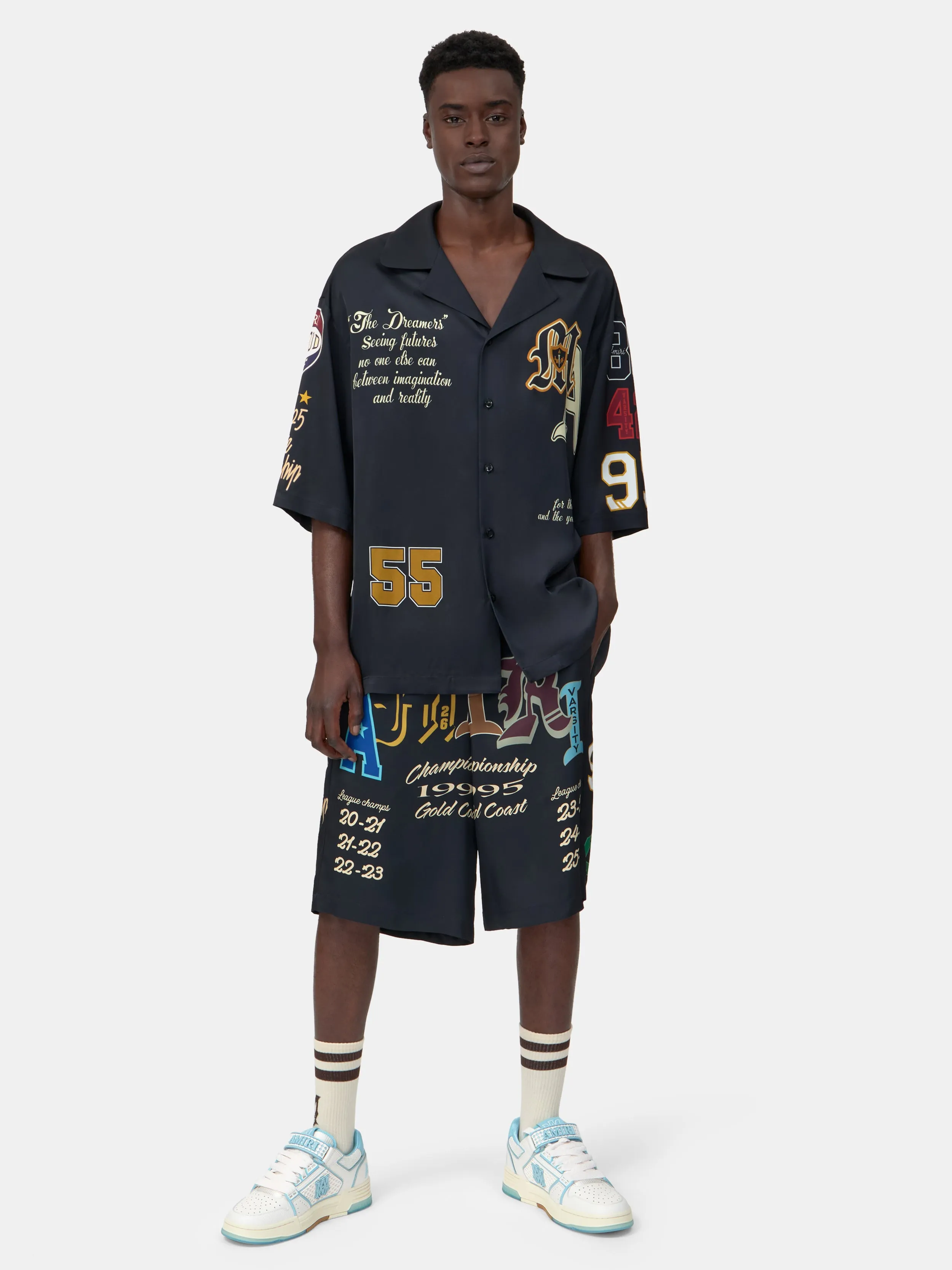 VARSITY PATCH SHORT - Black sold by AMIRI product image thumbnail 2
