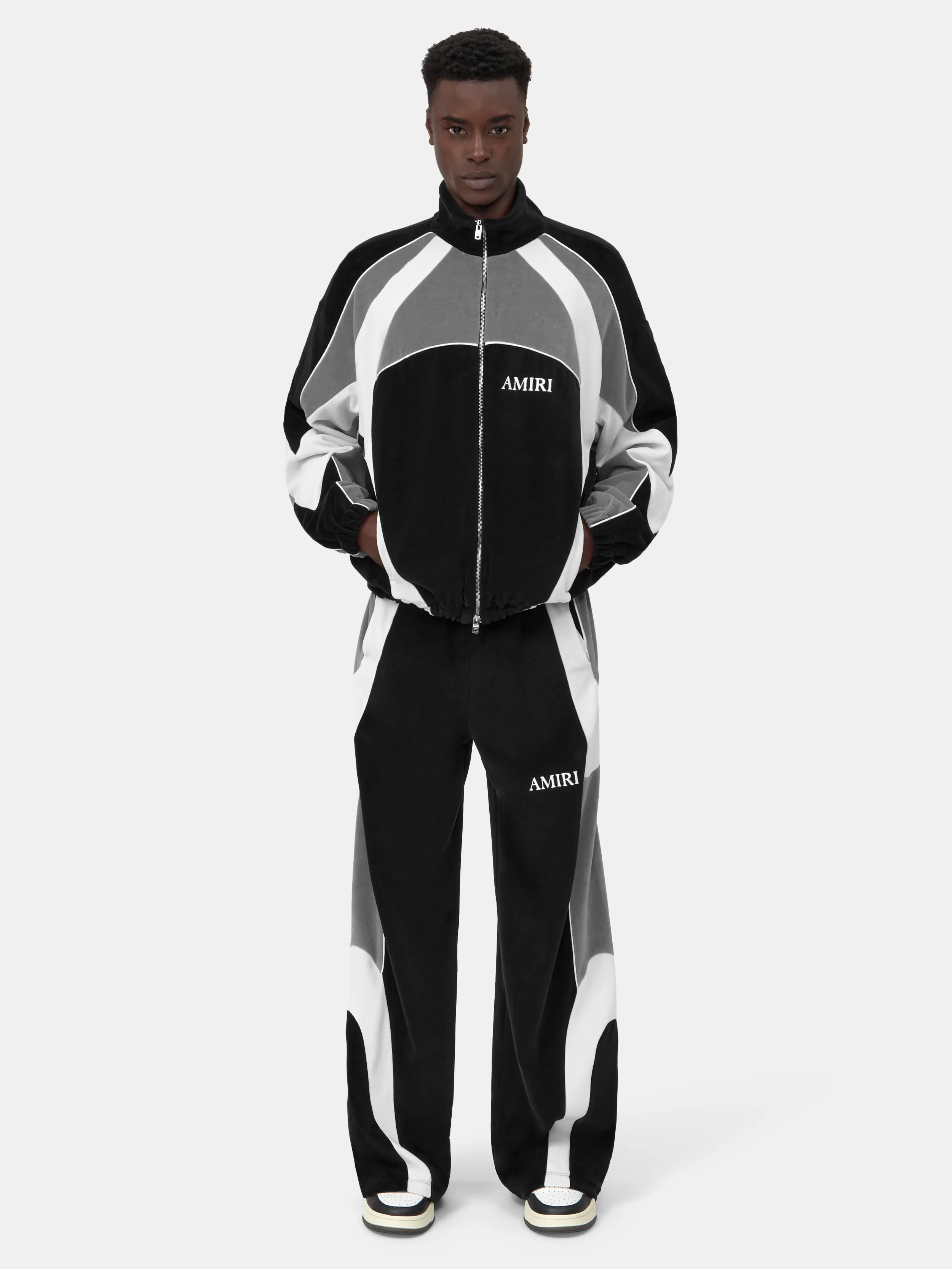 OVERSIZED PANEL TRACK PANT - Black sold by AMIRI product image thumbnail 2