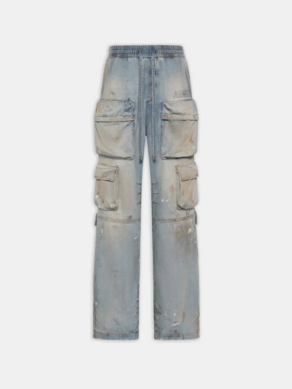 CARGO JEAN - Perfect Antique Indigo sold by AMIRI