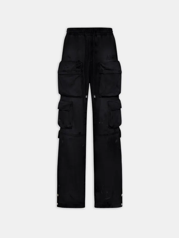 CARGO JEAN - Vintage Black made by AMIRI