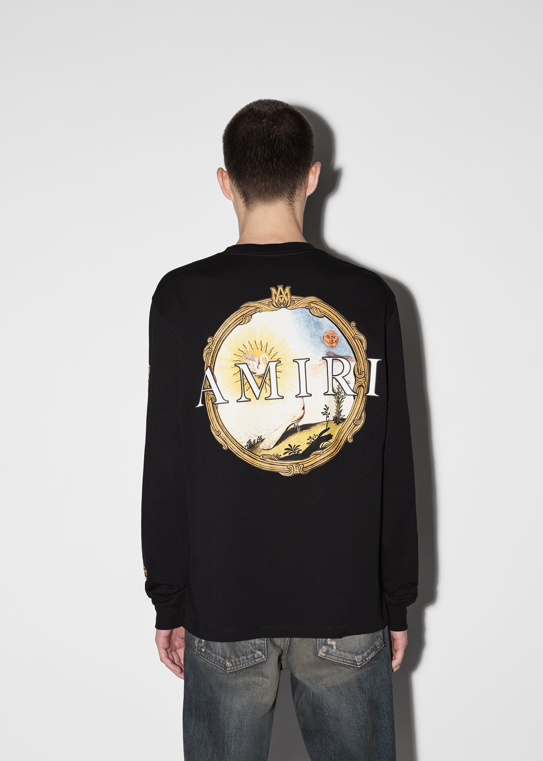 ALCHEMY FRAME LONG SLEEVE TEE - BLACK sold by AMIRI product image thumbnail 4