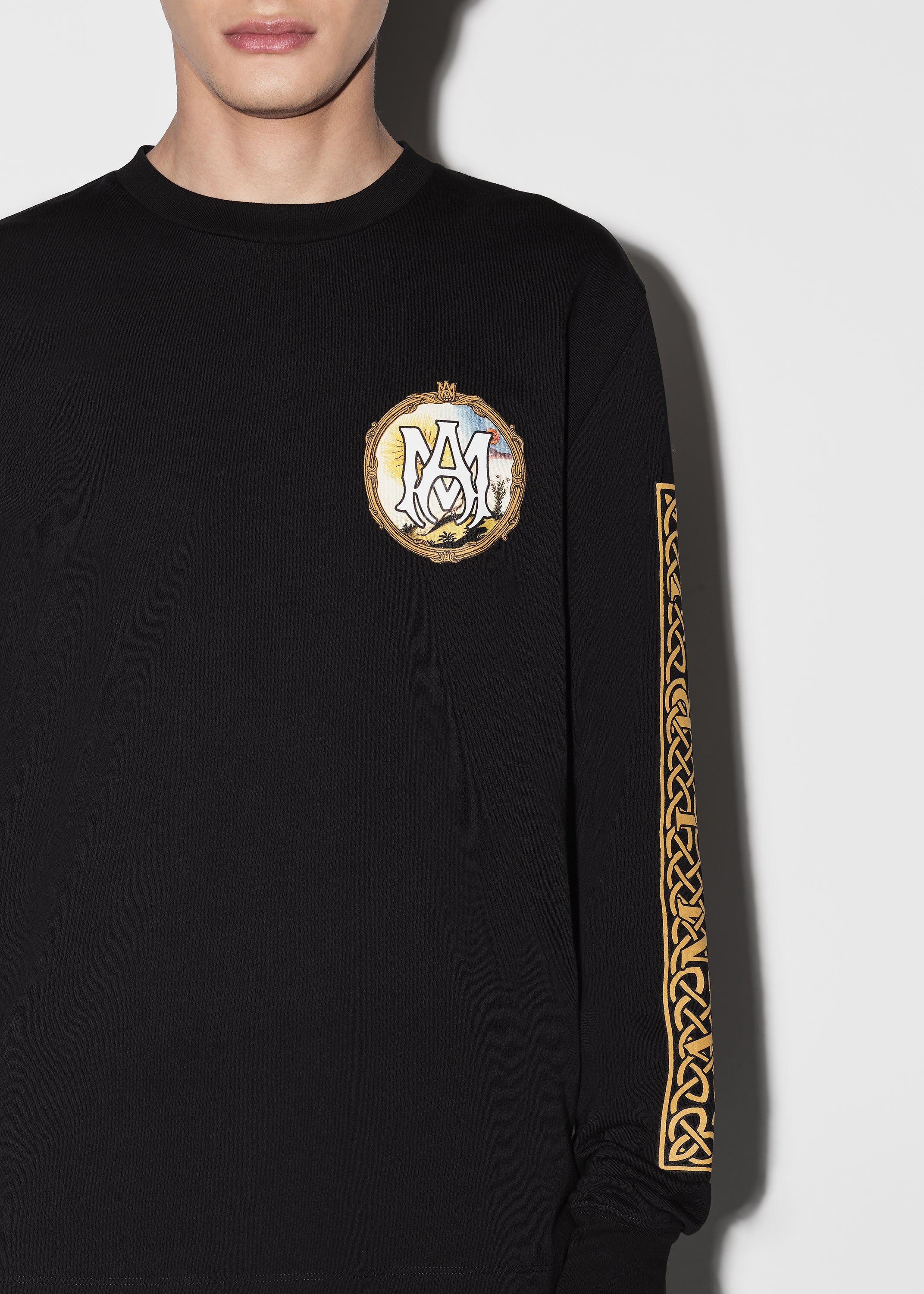 ALCHEMY FRAME LONG SLEEVE TEE - BLACK sold by AMIRI product image thumbnail 5