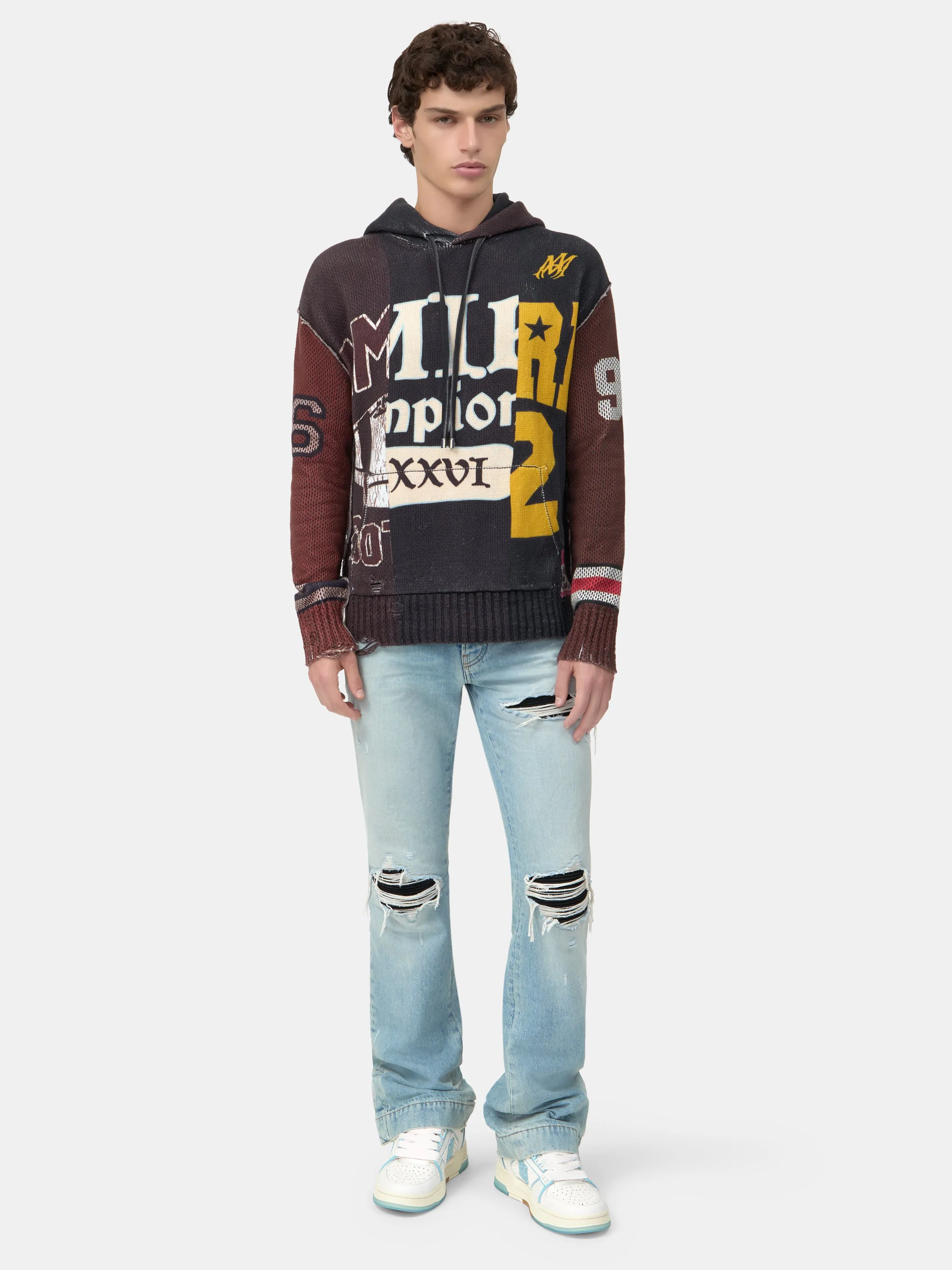 SPLICED HOODIE - Multi sold by AMIRI product image thumbnail 2