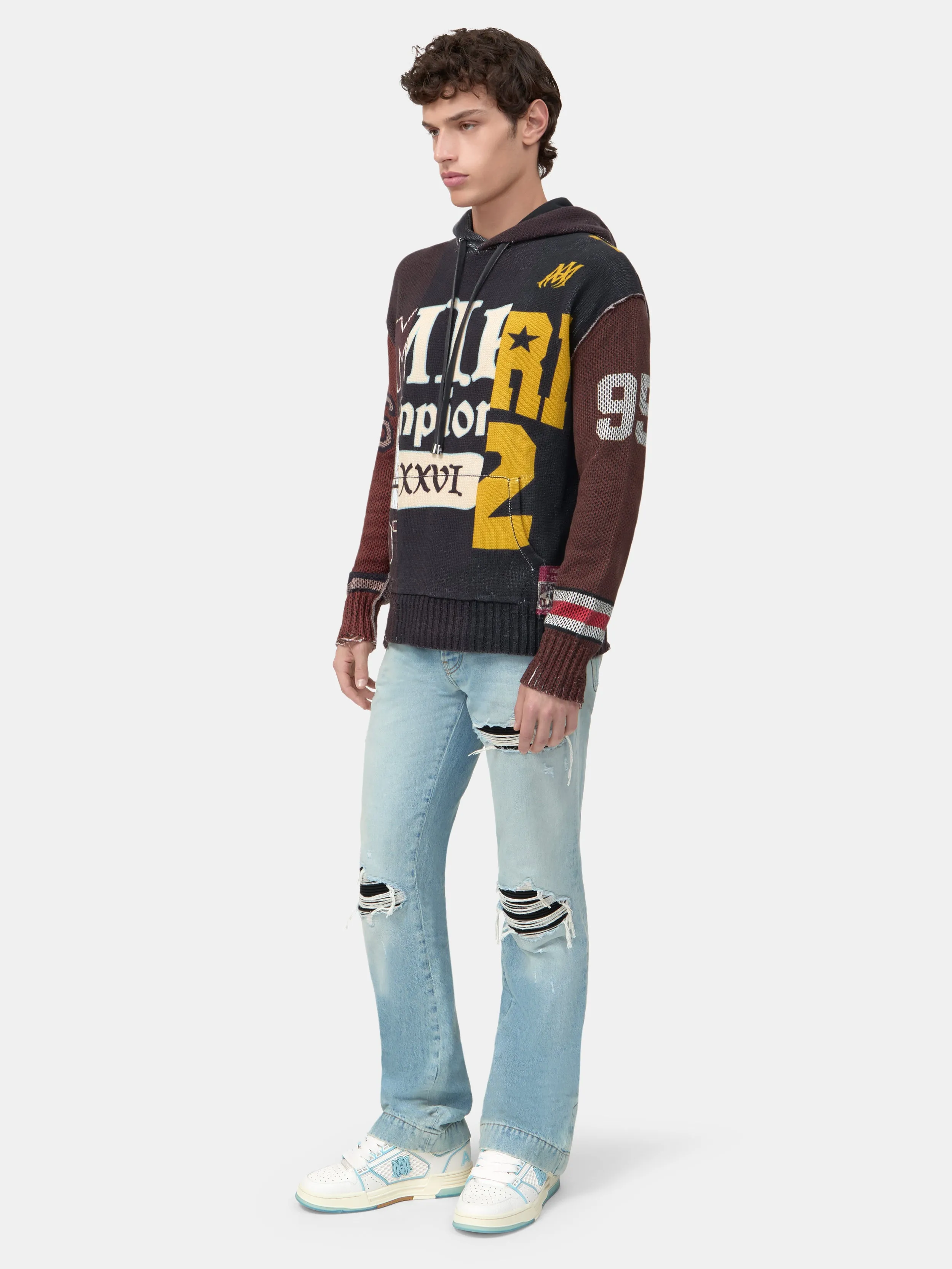 SPLICED HOODIE - Multi sold by AMIRI product image thumbnail 3