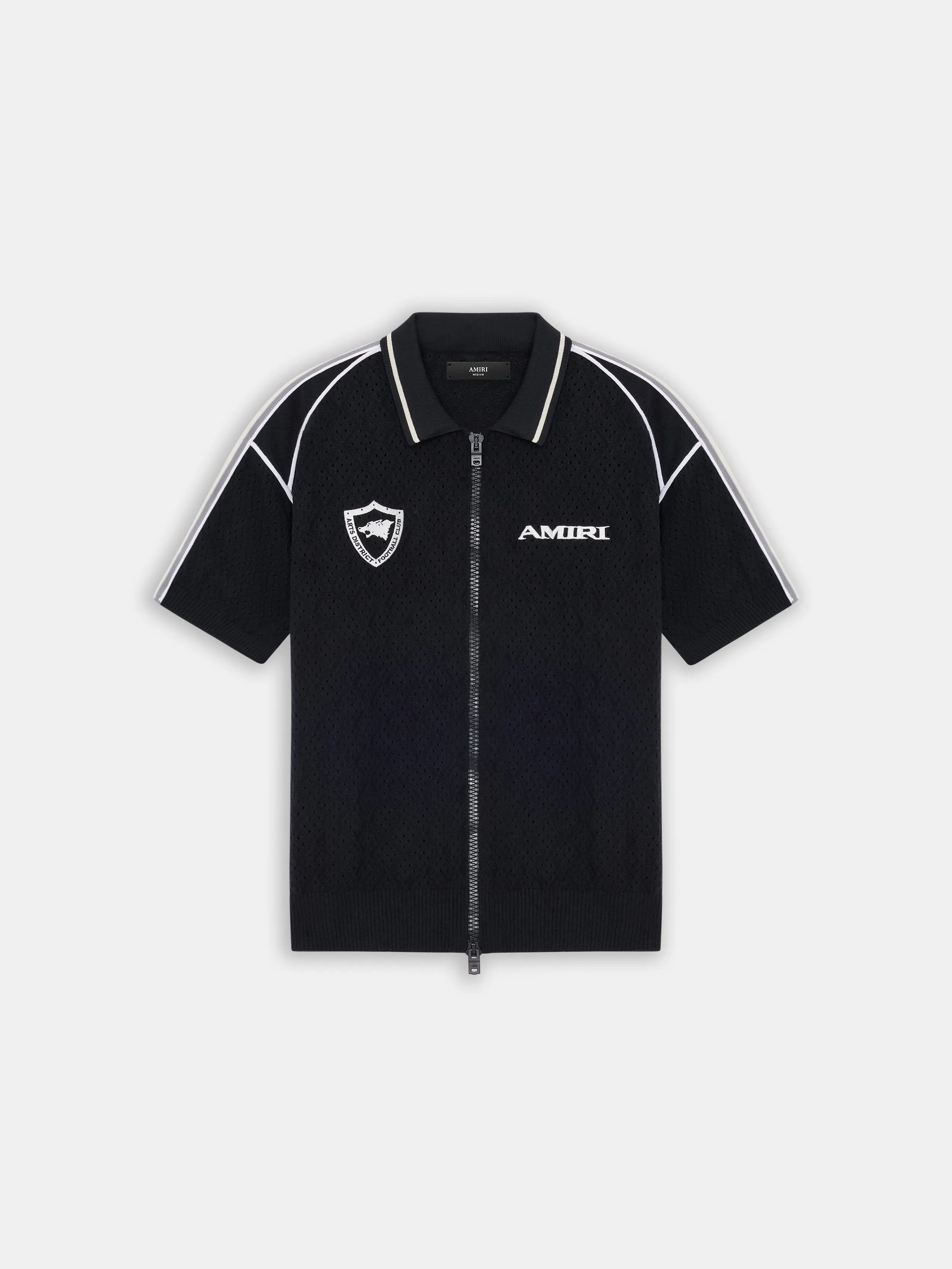 AMIRI SPORT ZIP SHIRT - Black sold by AMIRI