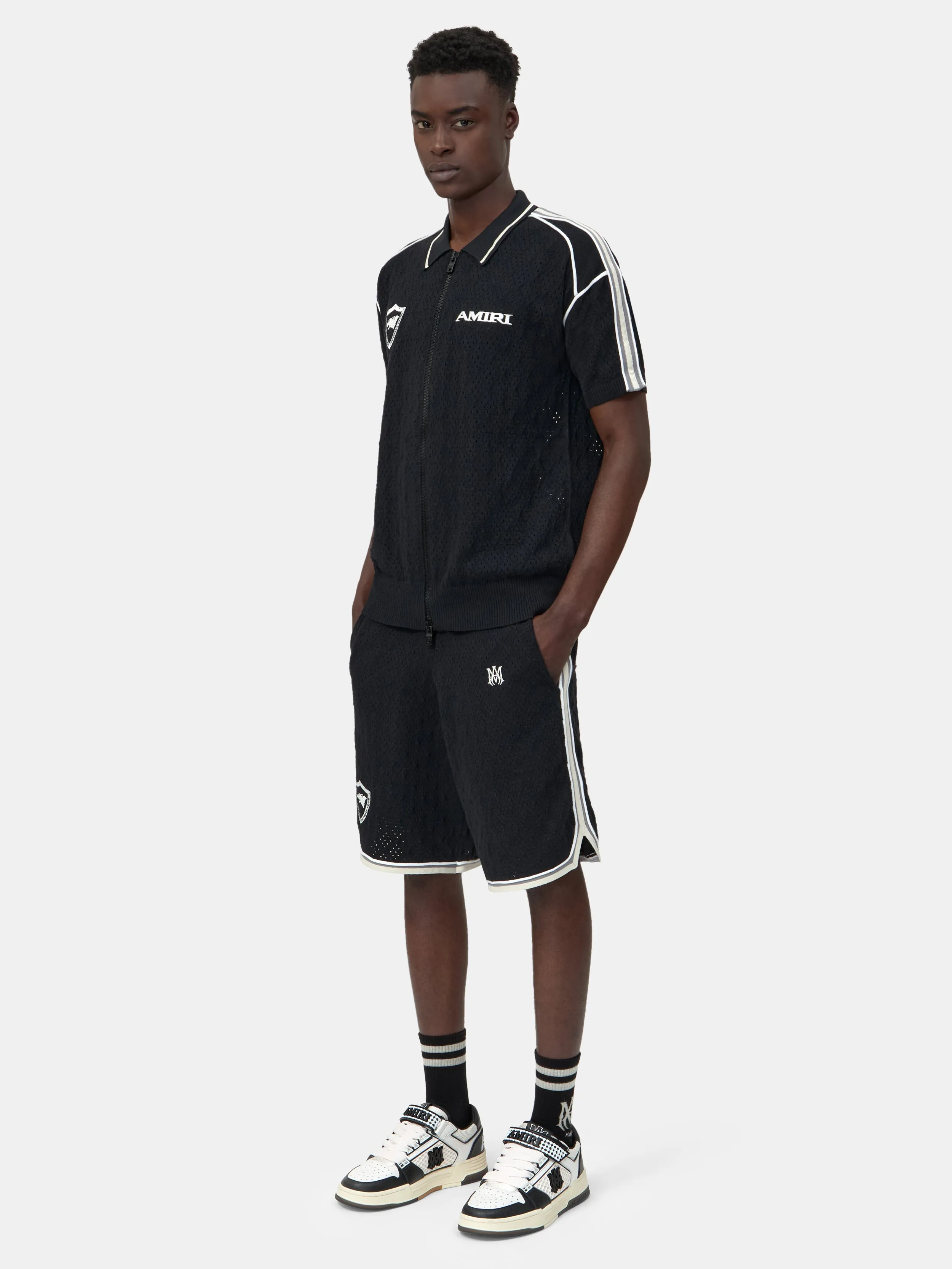 AMIRI SPORT CREST SHORT - Black sold by AMIRI product image thumbnail 3