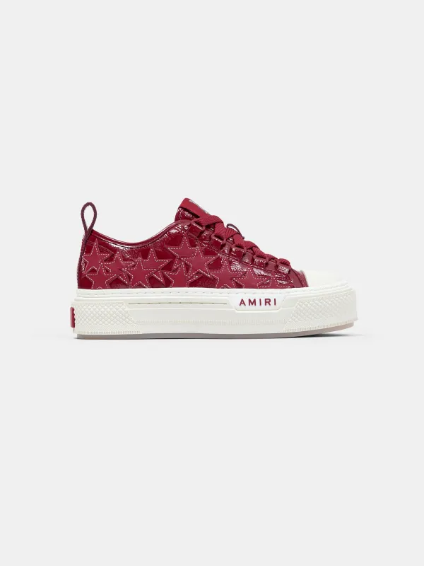 WOMEN - WOMEN'S STARS COURT LOW - Red Rose sold by AMIRI