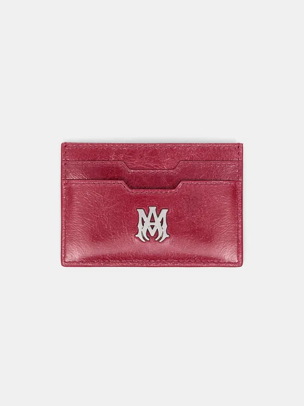 WOMEN - WOMEN'S MA CARD HOLDER - Red Rose made by AMIRI