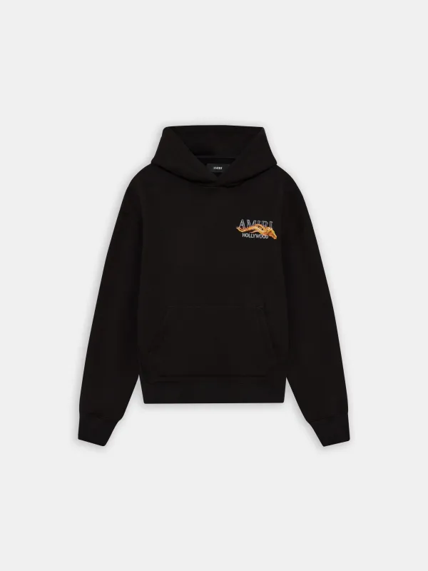 AMIRI HOLLYWOOD HORSE HOODIE - Black made by AMIRI