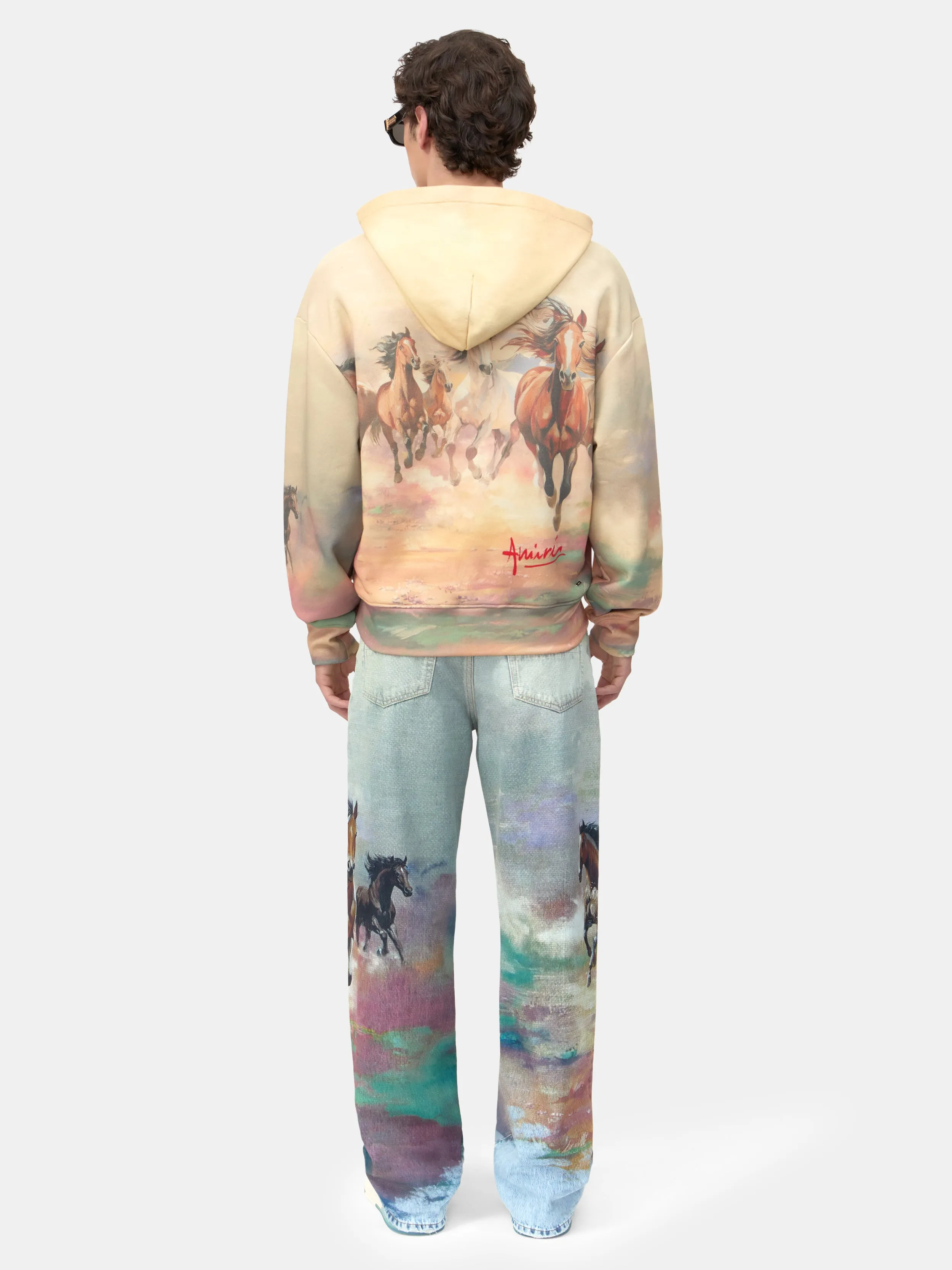 HORSES OVERSIZED HOODIE - Multi sold by AMIRI product image thumbnail 4