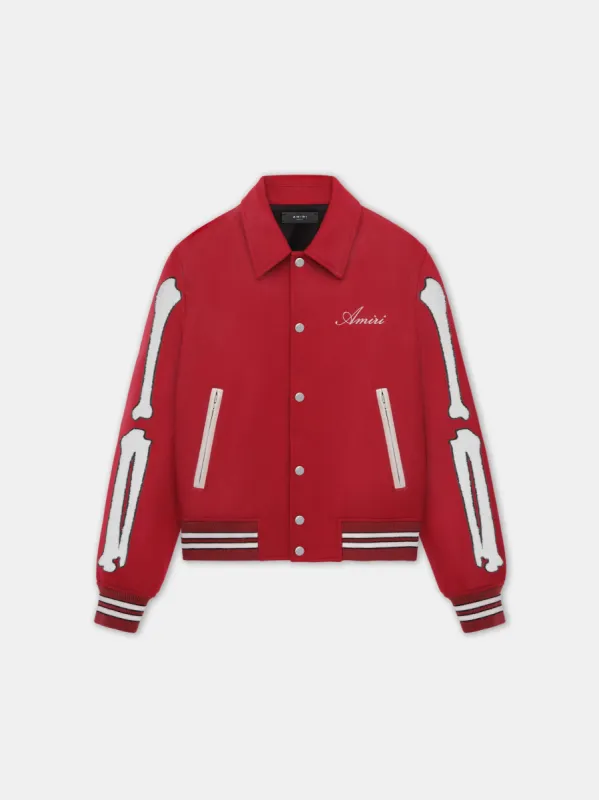 BONES JACKET - Red sold by AMIRI