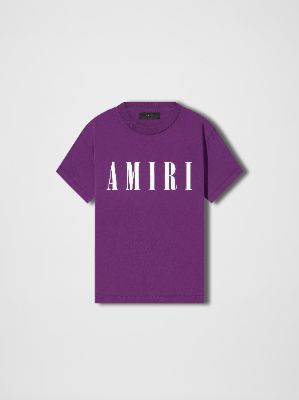 WOMEN - SLIM TEE - PURPLE sold by AMIRI
