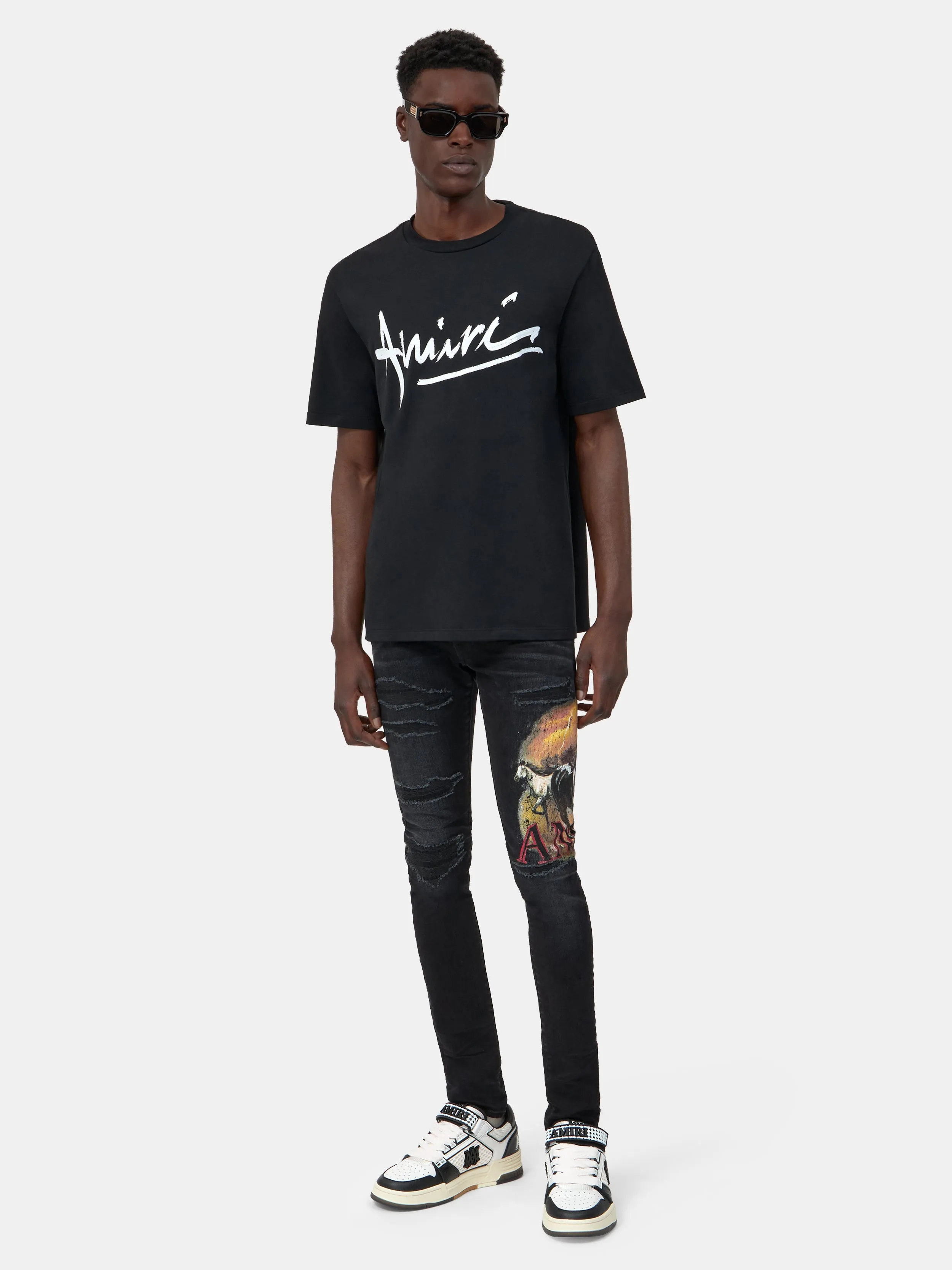AMIRI SCRIPT TEE - BLACK sold by AMIRI product image thumbnail 2