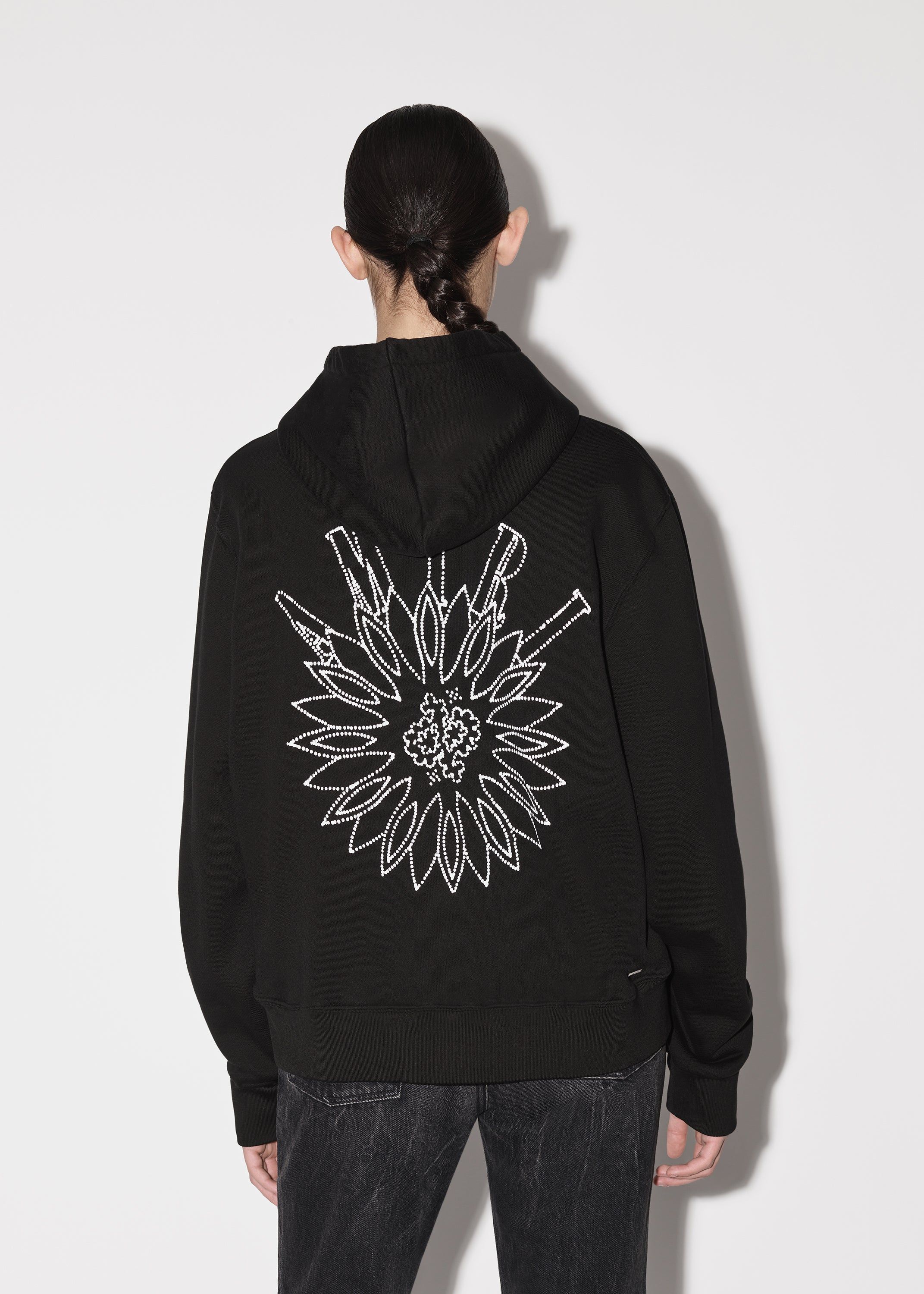 WOMEN - STICK & POKE HOODIE - BLACK sold by AMIRI product image thumbnail 5
