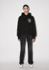 WOMEN - STICK & POKE HOODIE - BLACK sold by AMIRI