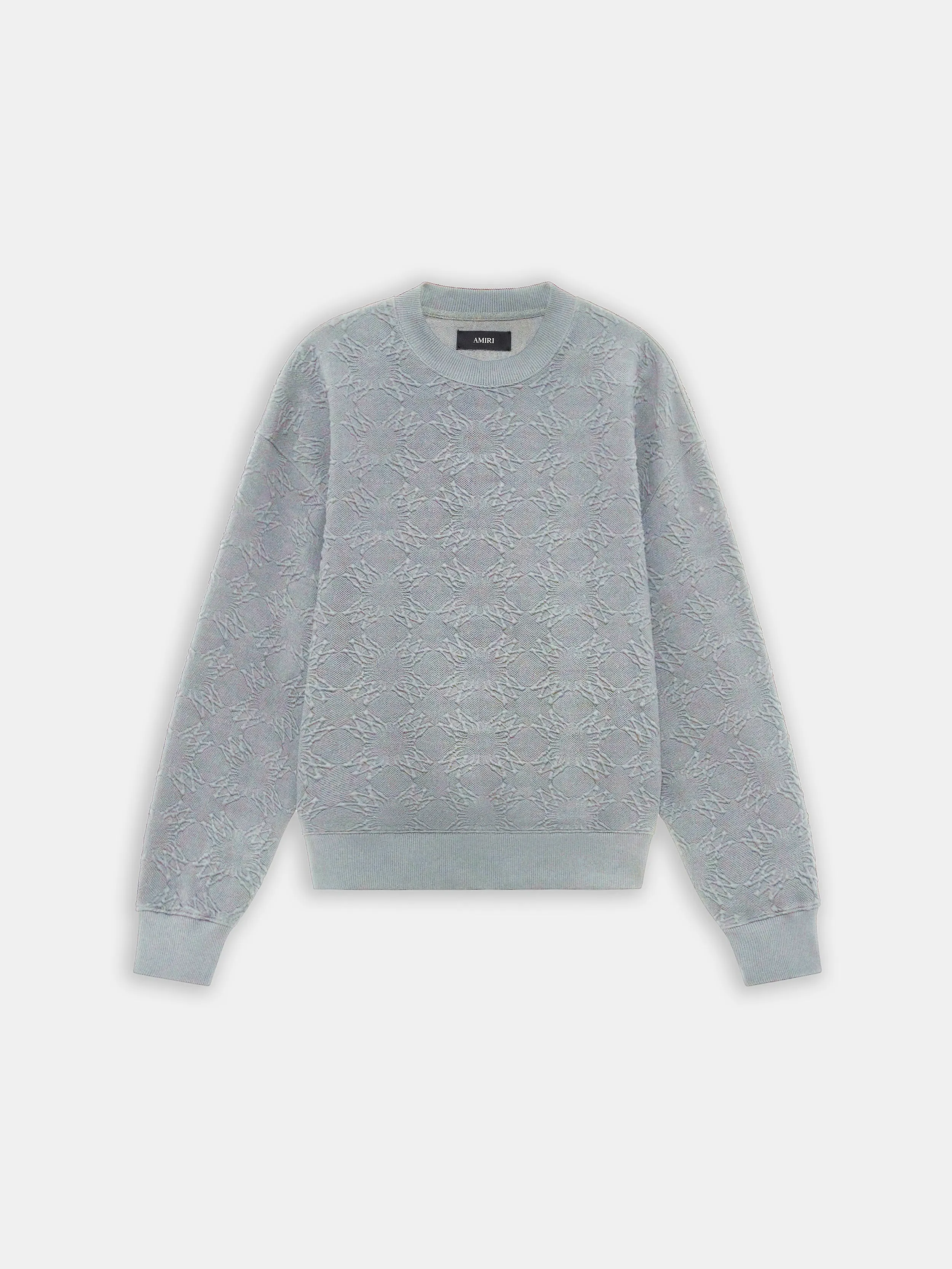 MA QUAD OVERSIZED CREW - STONE sold by AMIRI