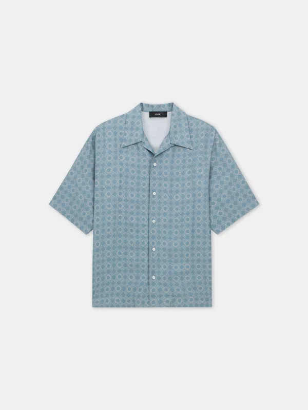 MA QUAD CAMP SHIRT - Steel sold by AMIRI