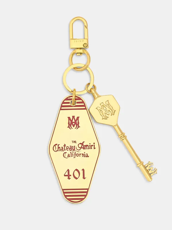 HOTEL KEYCHAIN - Terracotta sold by AMIRI