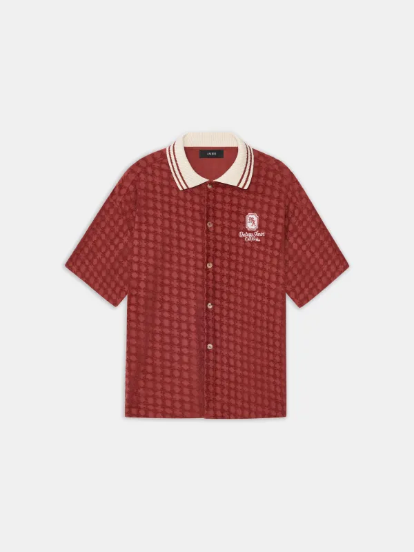 MA CHATEAU OVERSIZED SHIRT - Terracotta made by AMIRI