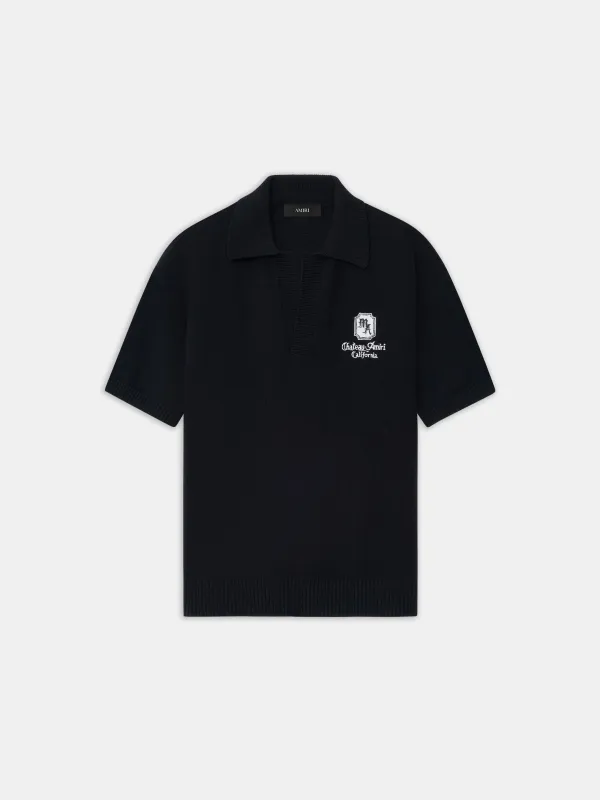 MA CHATEAU POLO - Black sold by AMIRI