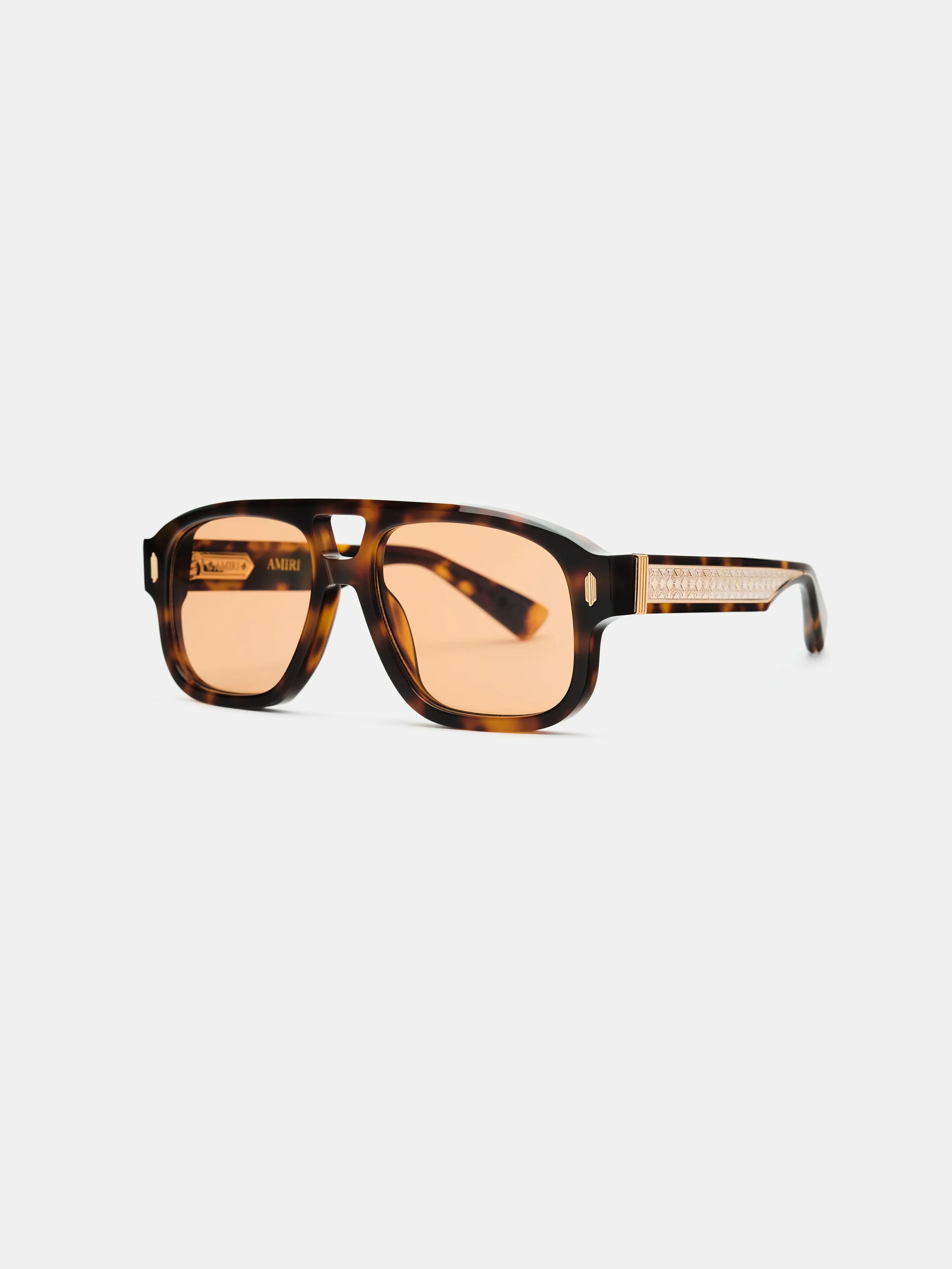 WILSHIRE SUNGLASSES - Tortoise Shell sold by AMIRI