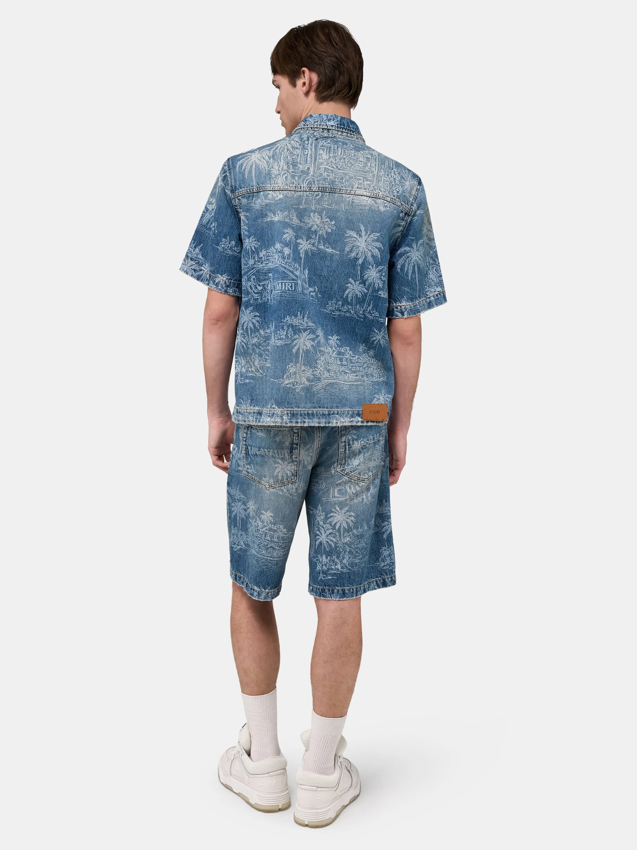 CHATEAU PALMS DENIM SHIRT - Harbor Indigo sold by AMIRI product image thumbnail 4