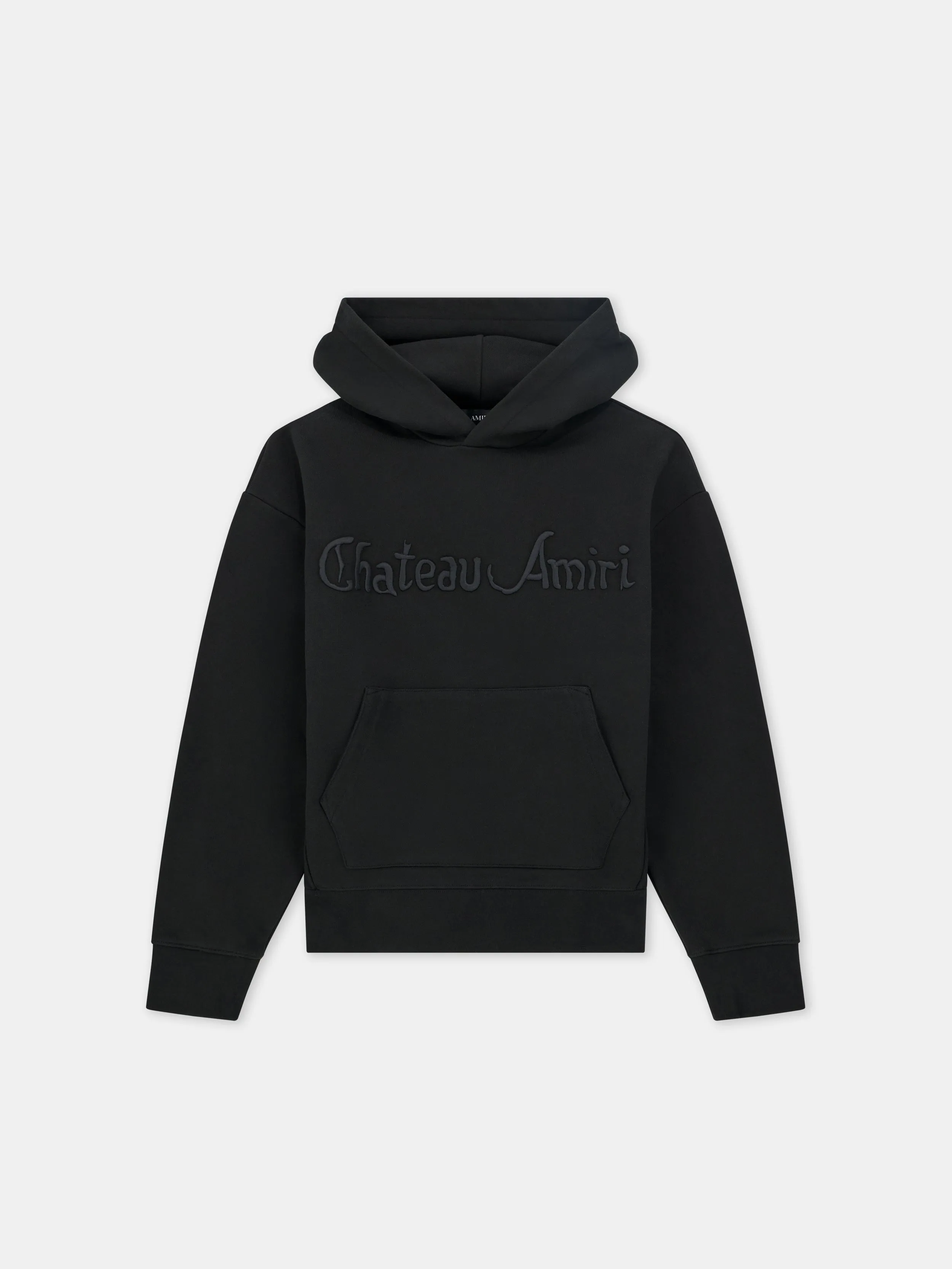 CHATEAU AMIRI TONAL OVERSIZED HOODIE - Black sold by AMIRI