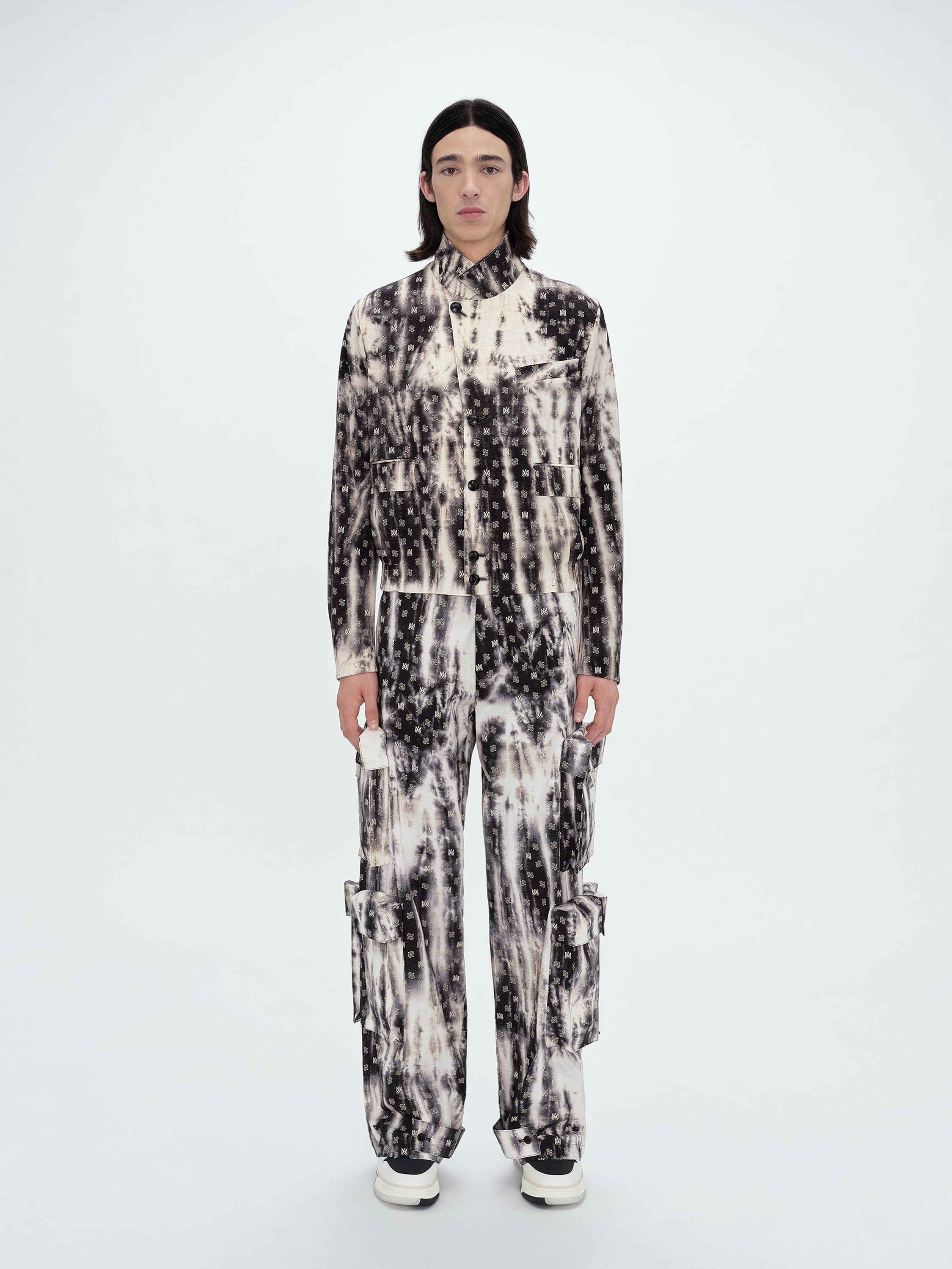 DOUBLE BREASTED OVERCOAT - BLACK sold by AMIRI